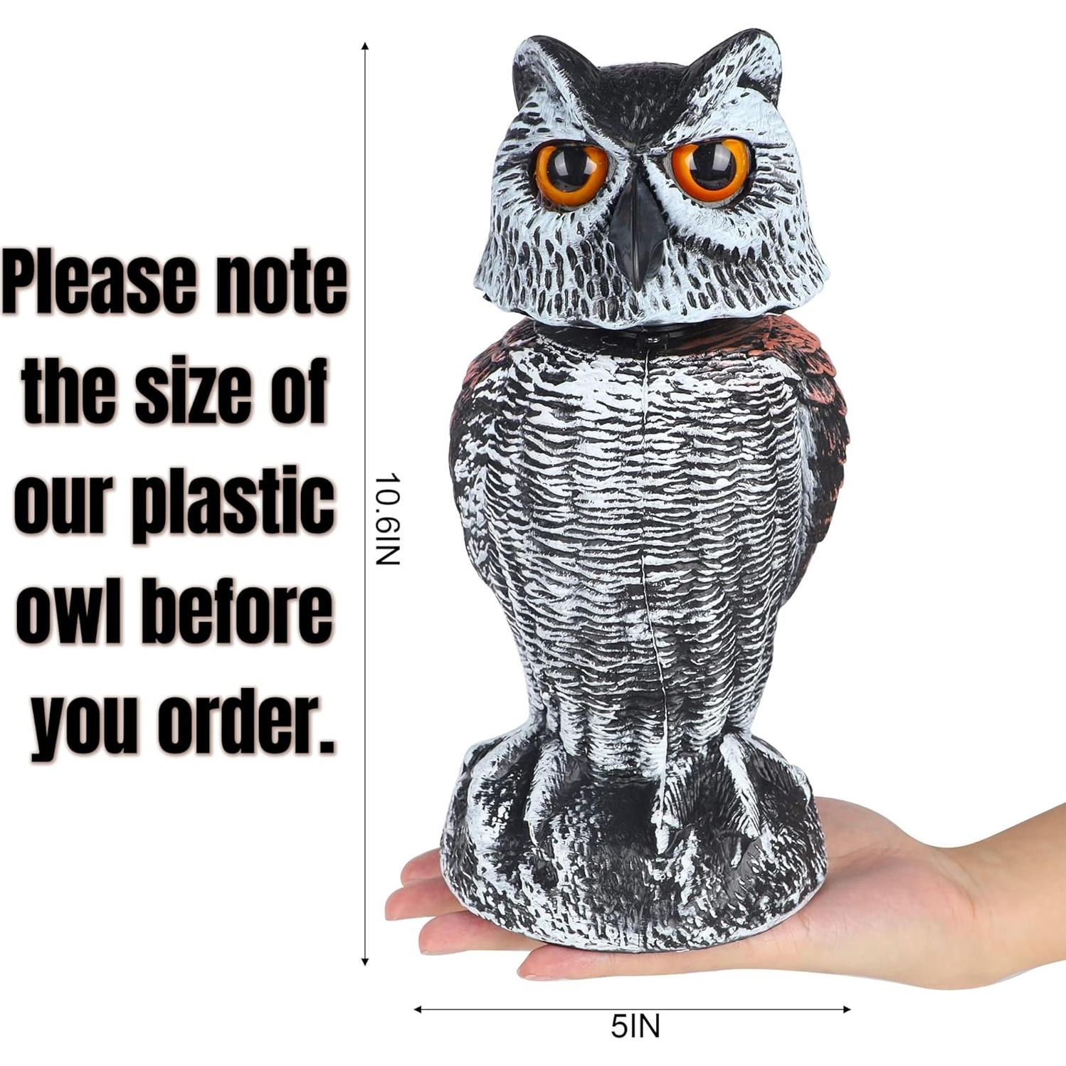 Escultura de Búho Repelente de Aves Hausse - Set de 2