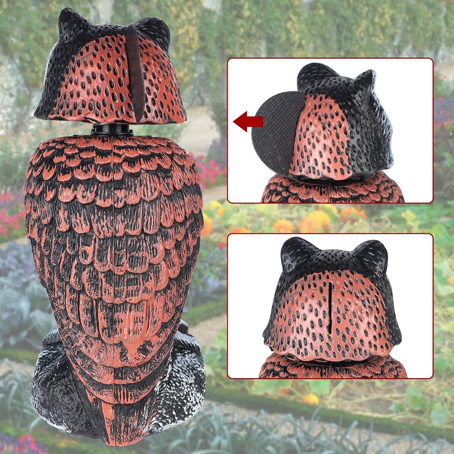 Escultura de Búho Repelente de Aves Hausse - Set de 2