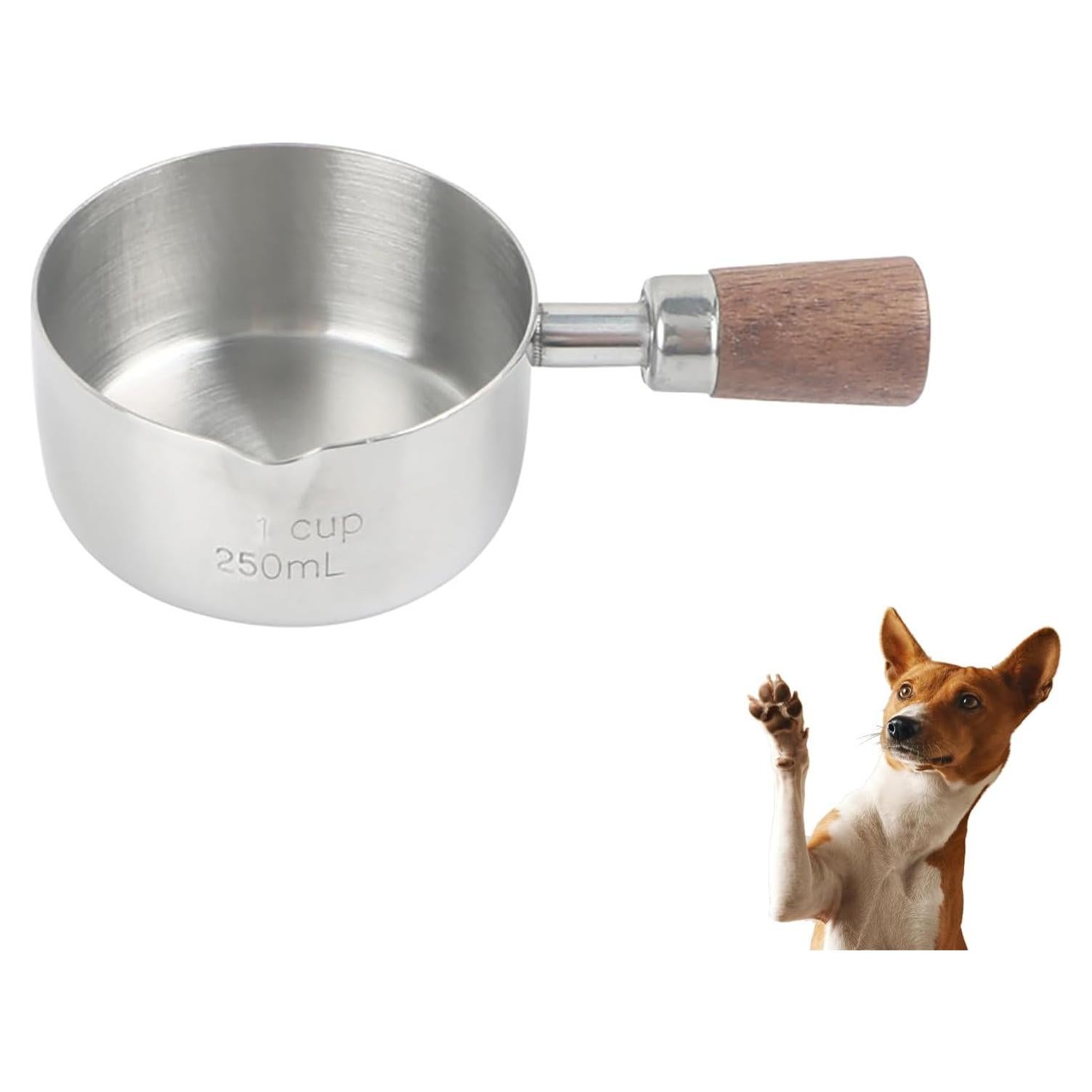 Cucharón de Acero Inoxidable 1 Taza DEEUCHIS - Medición 250 ml