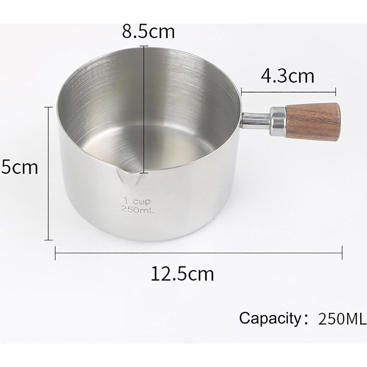 Cucharón de Acero Inoxidable 1 Taza DEEUCHIS - Medición 250 ml