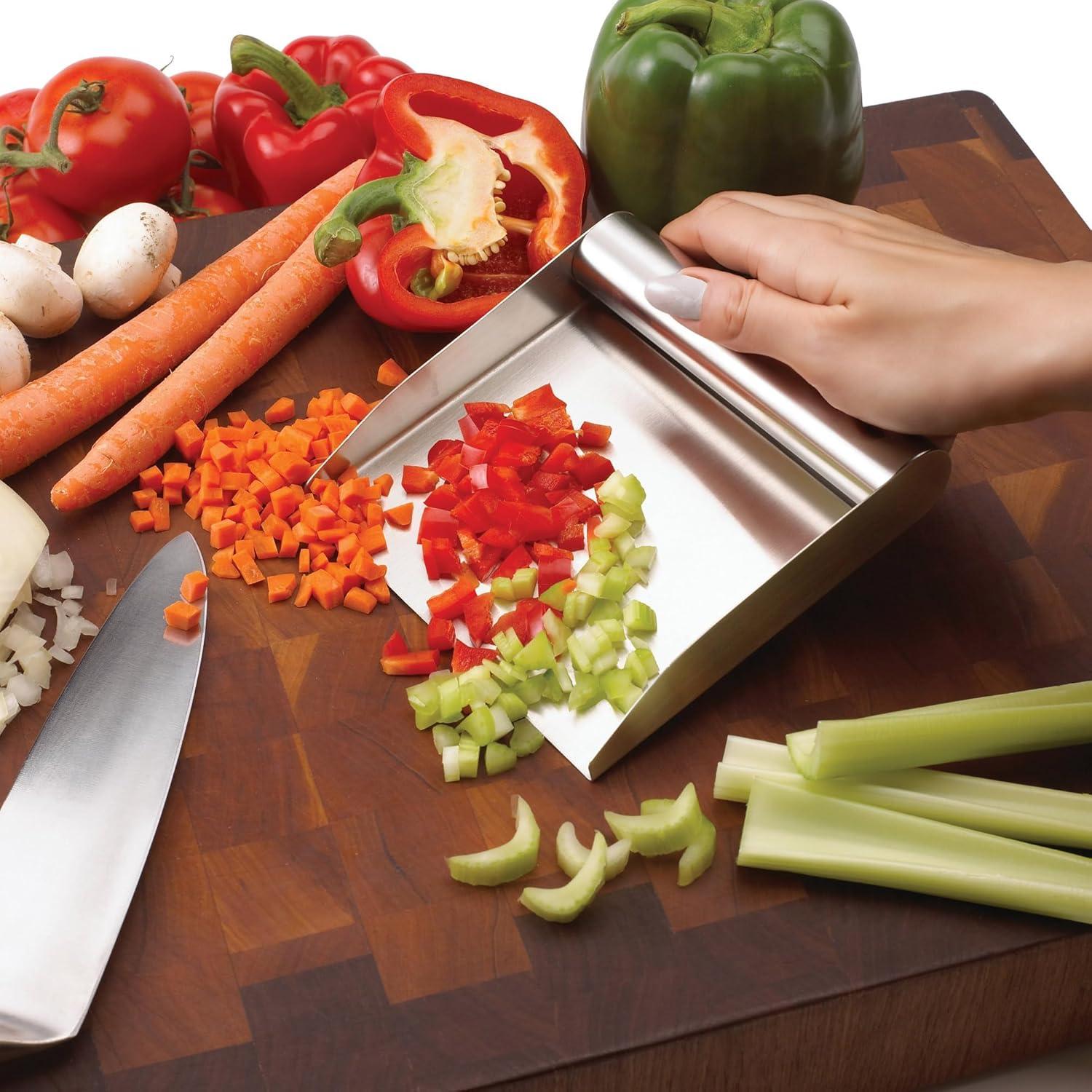 Cuchara para comida HIC Kitchen acero inoxidable 18/8 15.24 cm