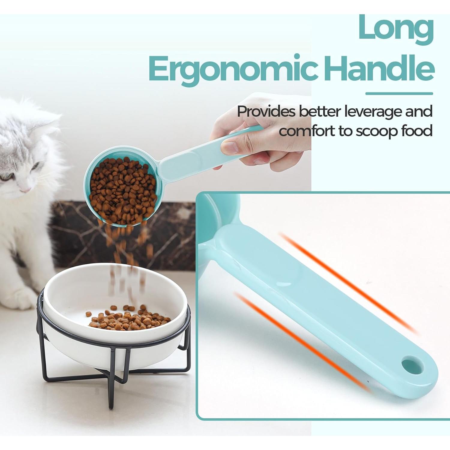 Cucharón de Alimento para Mascotas MSBC 1 Taza Azul