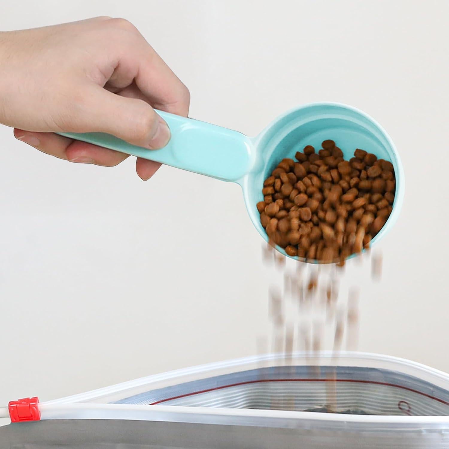 Cucharón de Alimento para Mascotas MSBC 1 Taza Azul