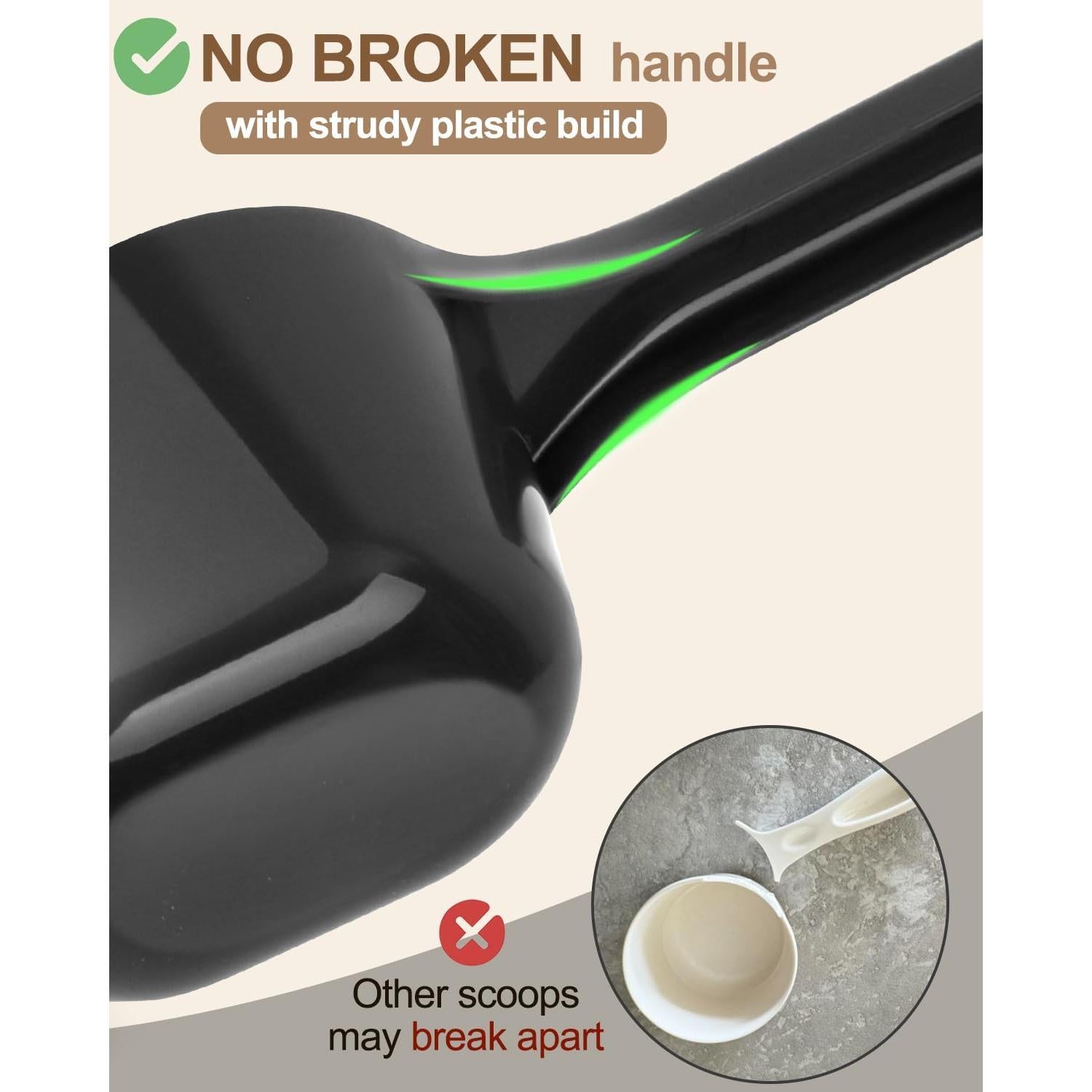 3 Cucharones Medidores para Mascotas Aosnare - 1 Taza