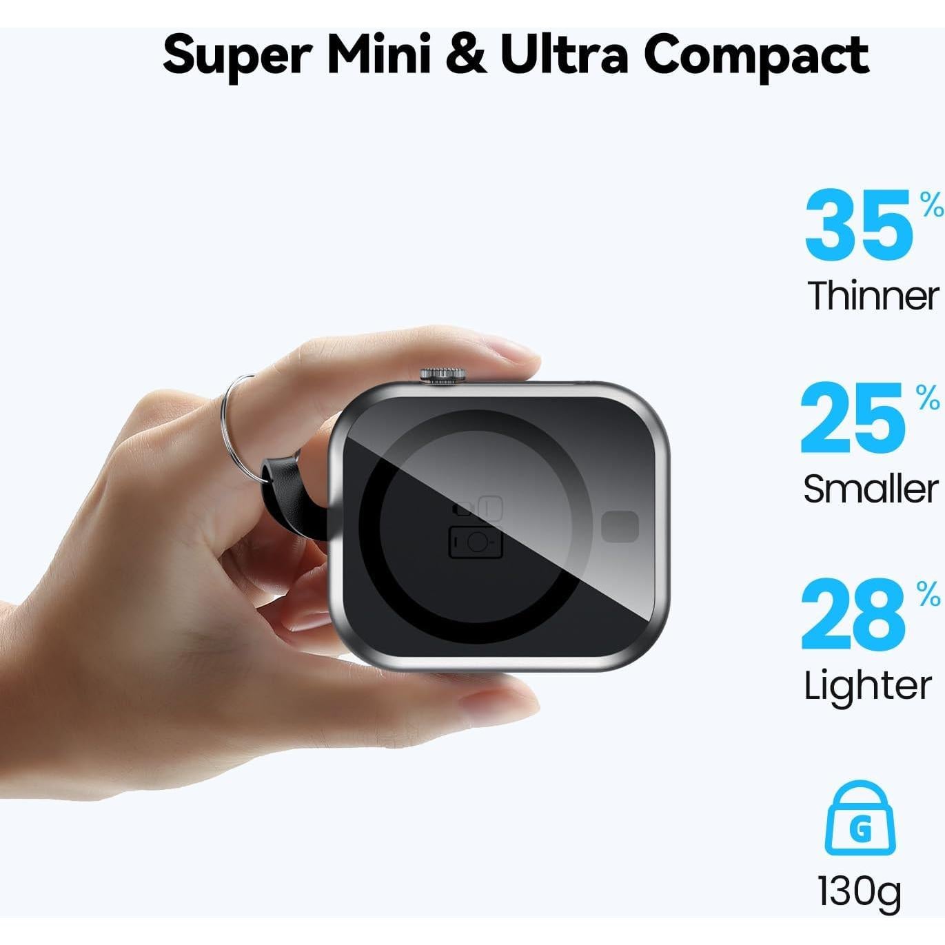 Banco de Poder Magnético 10000mAh M01-P Carga Rápida 22.5W