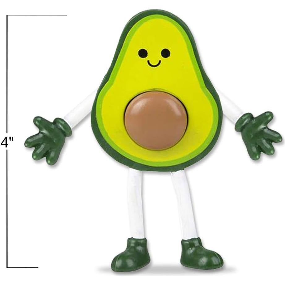 Set de 12 Figuras de Aguacate Flexibles ArtCreativity - Juguetes Antiestrés