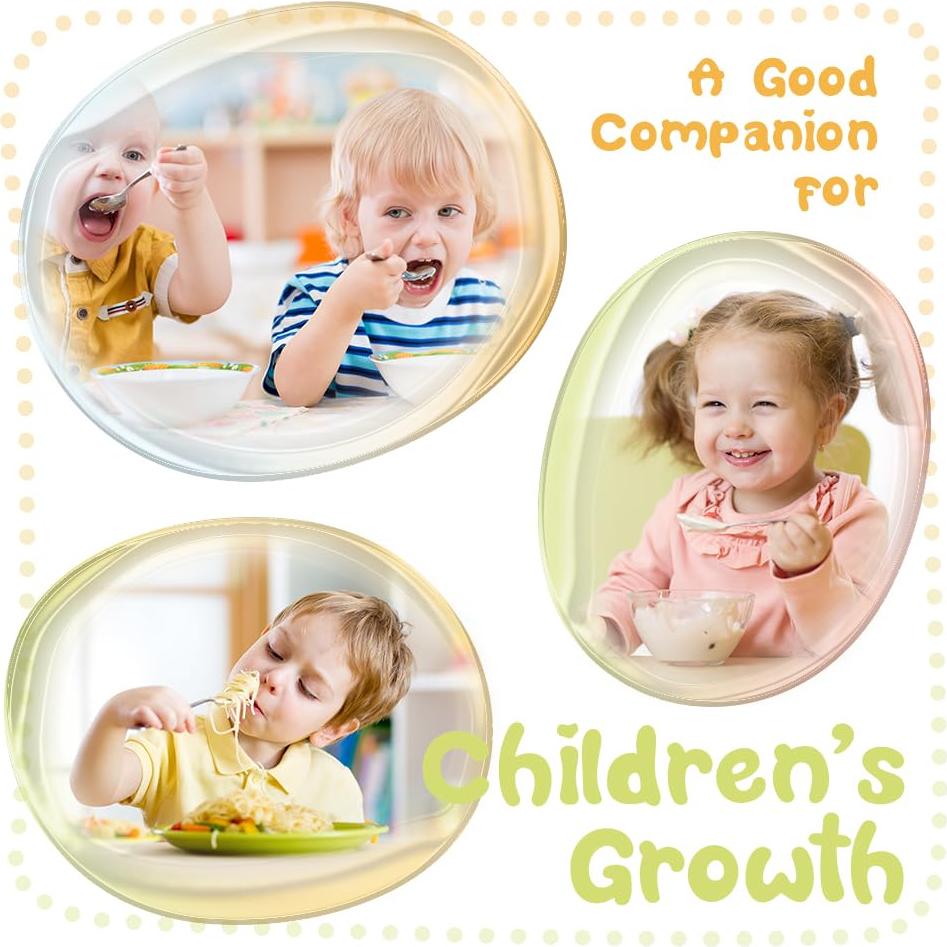 Juego de Utensilios para Niños FUNNUO 4 Piezas Acero Inoxidable