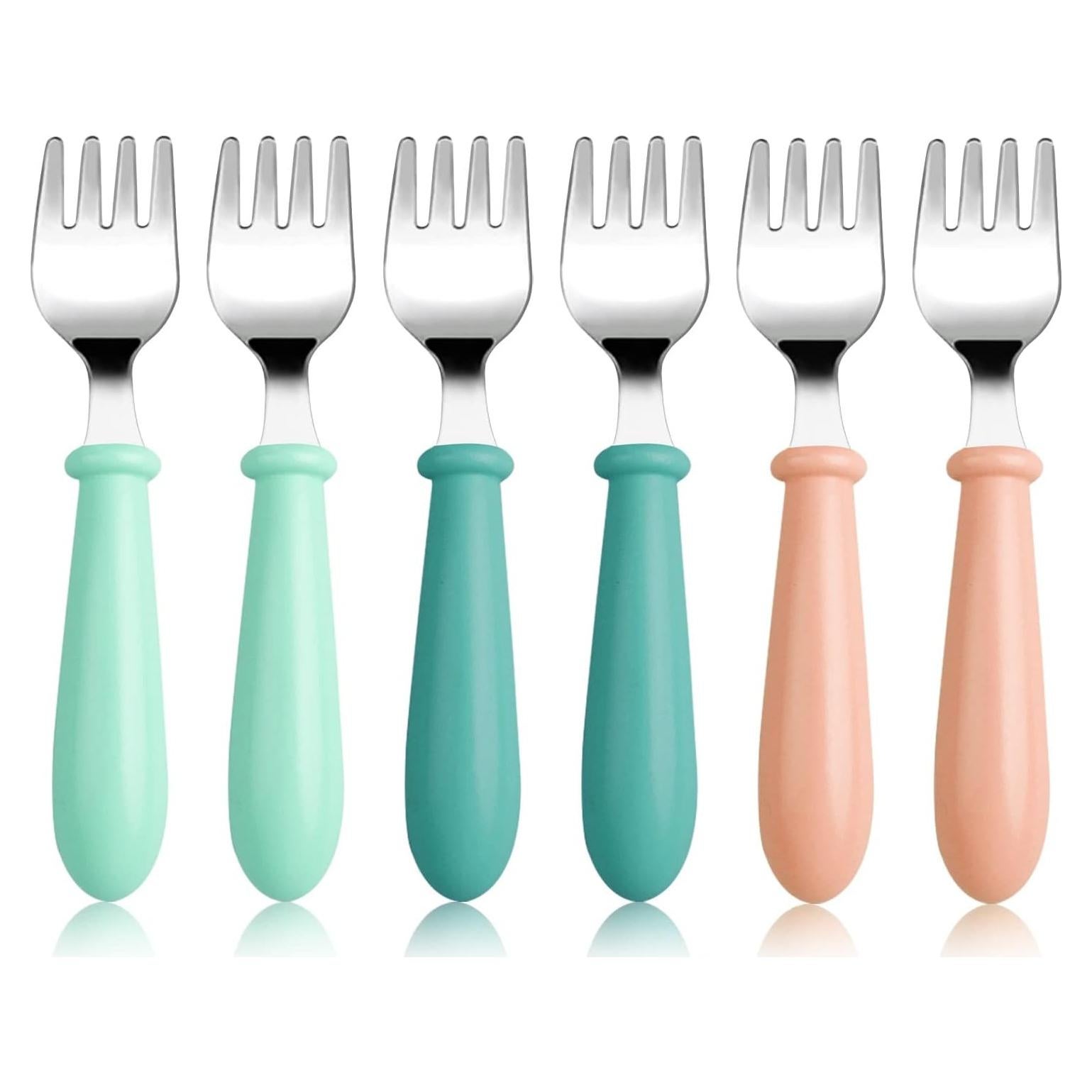 Juego de Utensilios para Niños 6 Piezas Pimoys - Acero Inoxidable