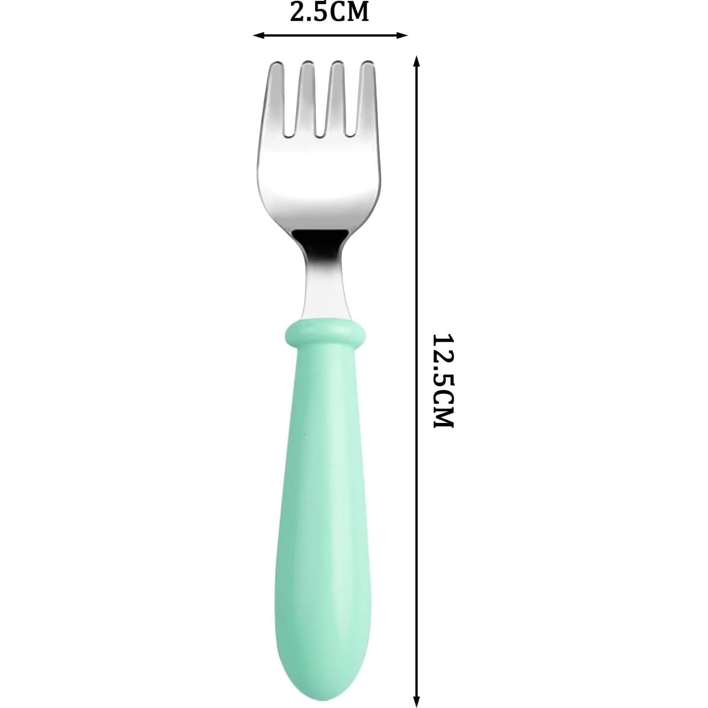 Juego de Utensilios para Niños 6 Piezas Pimoys - Acero Inoxidable