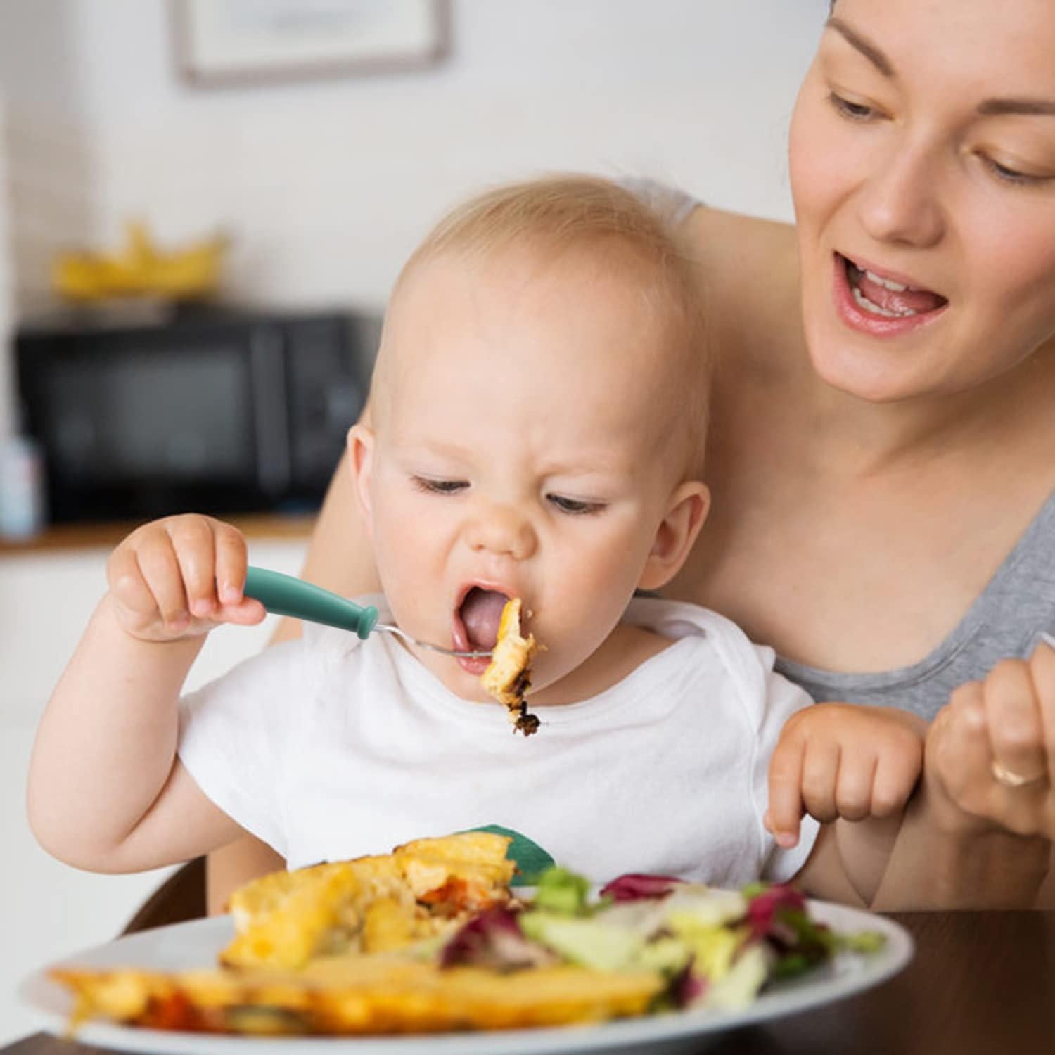 Juego de Utensilios para Niños 6 Piezas Pimoys - Acero Inoxidable