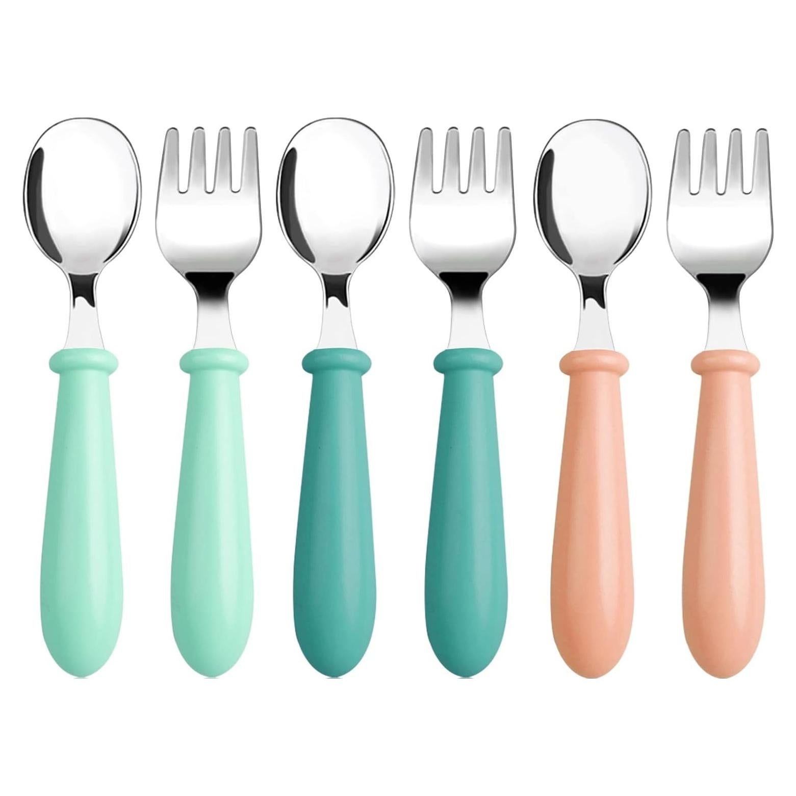 Set de Utensilios para Niños Pimoys 6 Piezas Acero Inoxidable