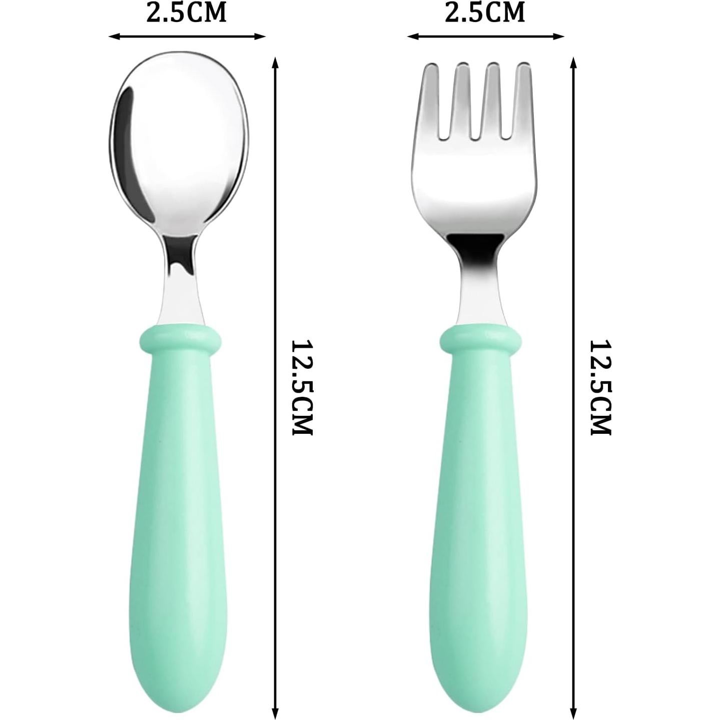 Set de Utensilios para Niños Pimoys 6 Piezas Acero Inoxidable