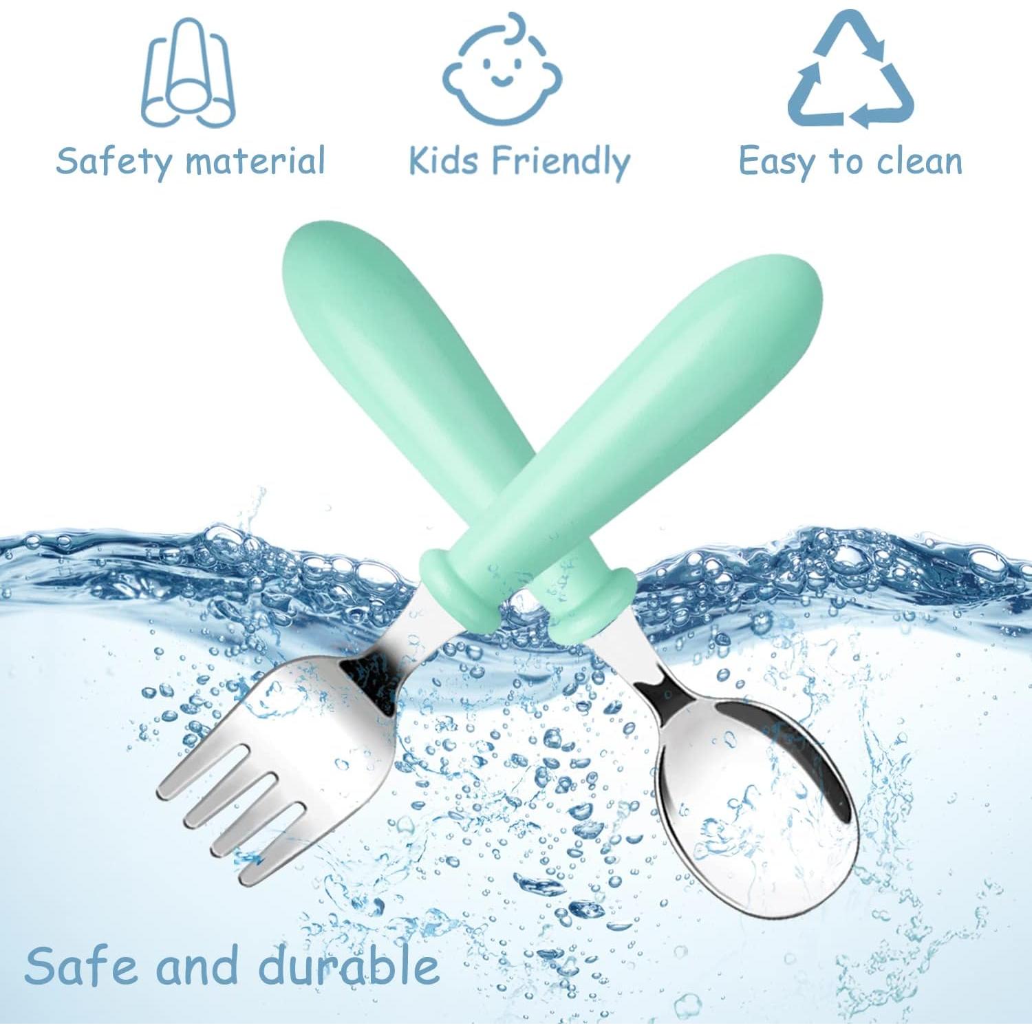 Set de Utensilios para Niños Pimoys 6 Piezas Acero Inoxidable