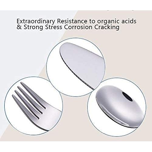 Juego de Cubiertos para Niños Exzact 6 Piezas Acero Inoxidable