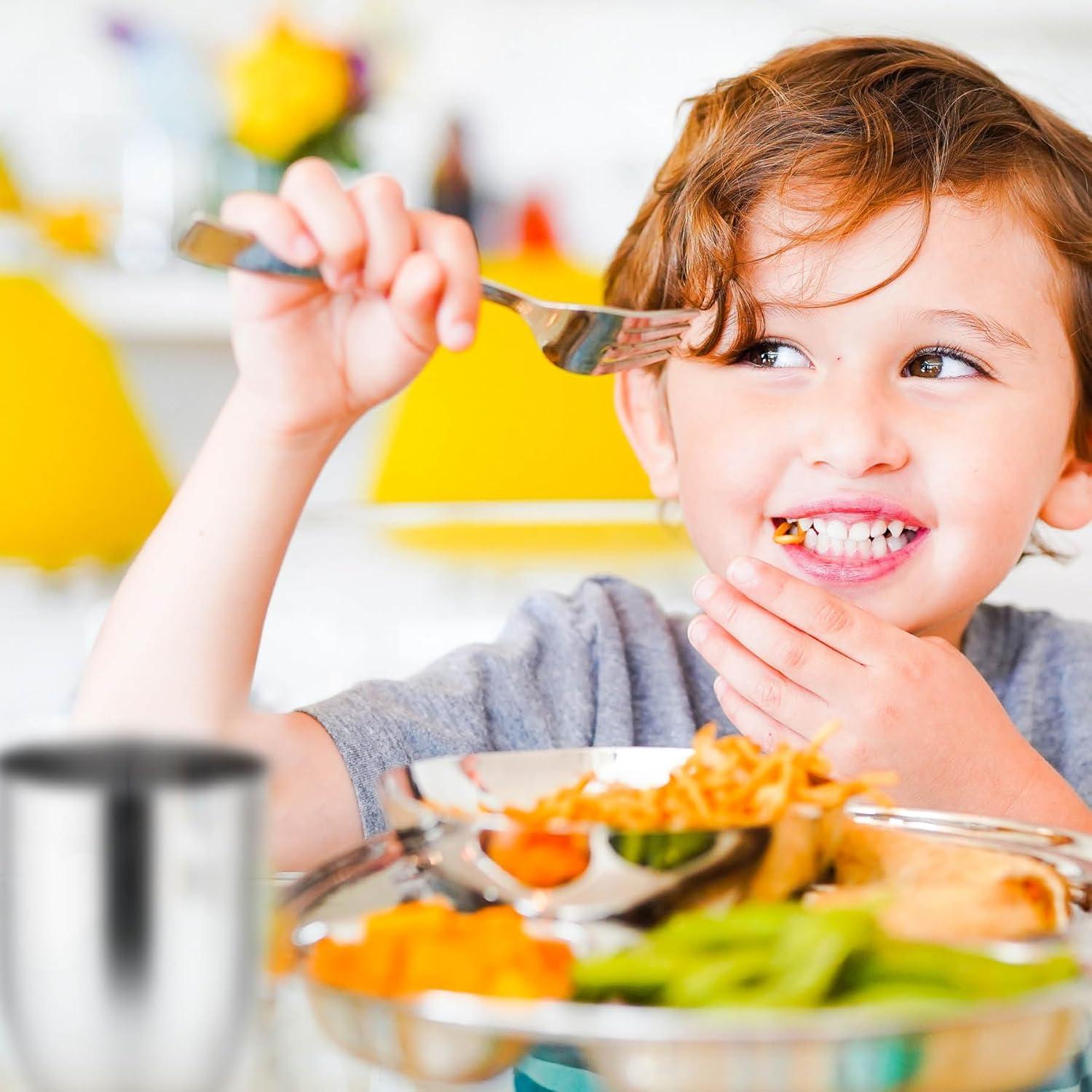 Juego de Cubiertos para Niños Ahimsa - Acero Inoxidable 2 Piezas