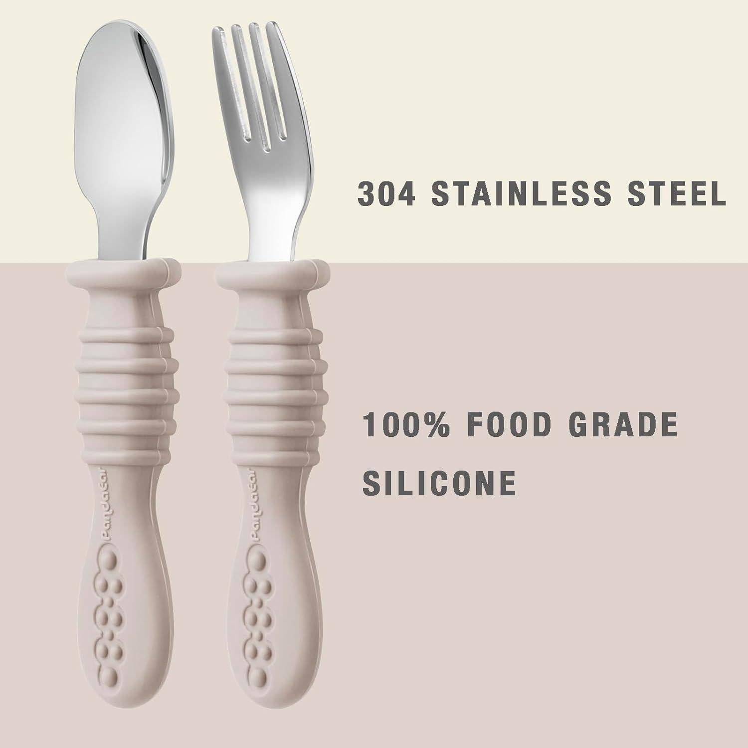 Juego de Utensilios para Niños PandaEar - Acero Inoxidable 6 Piezas