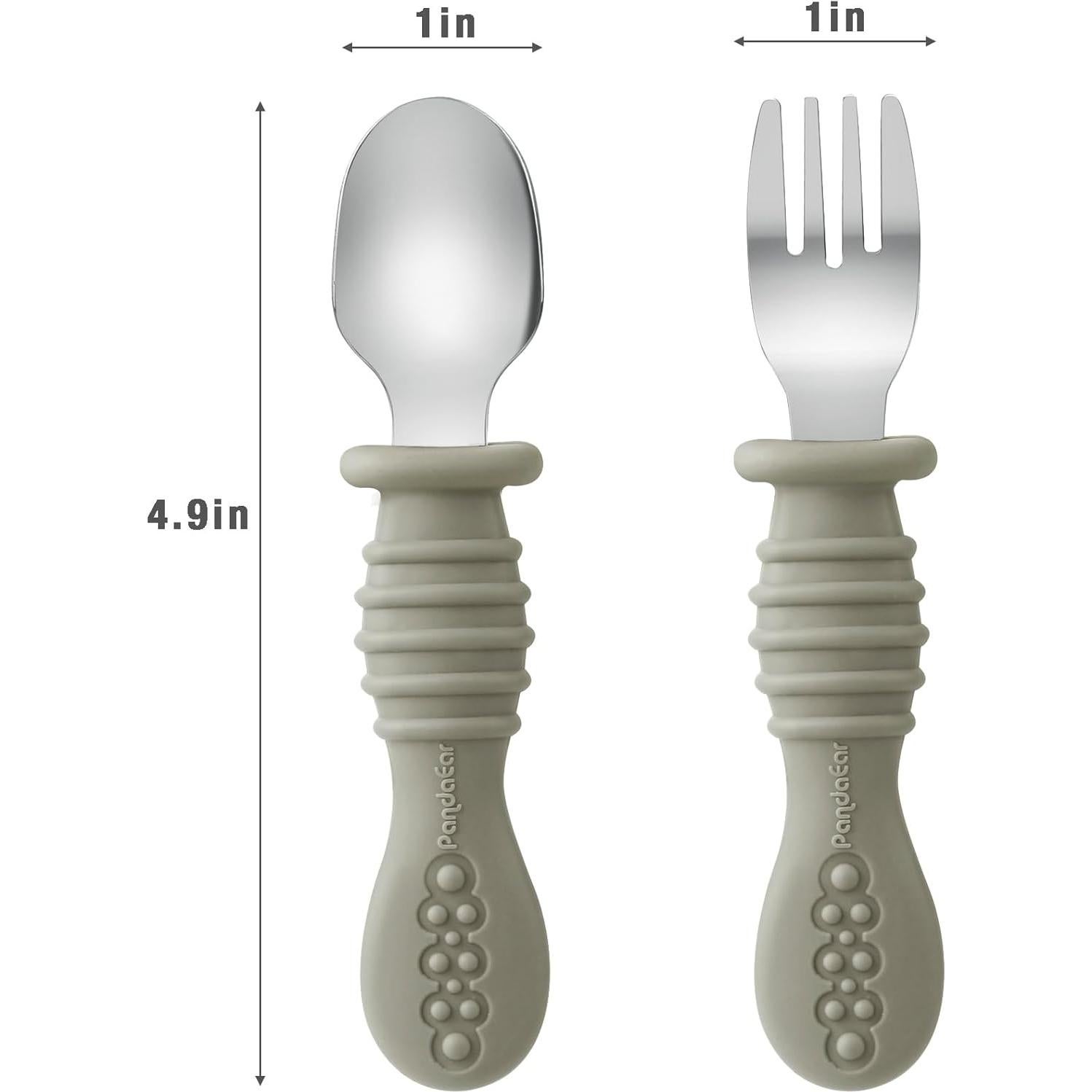 Juego de Utensilios para Niños PandaEar - Acero Inoxidable 6 Piezas