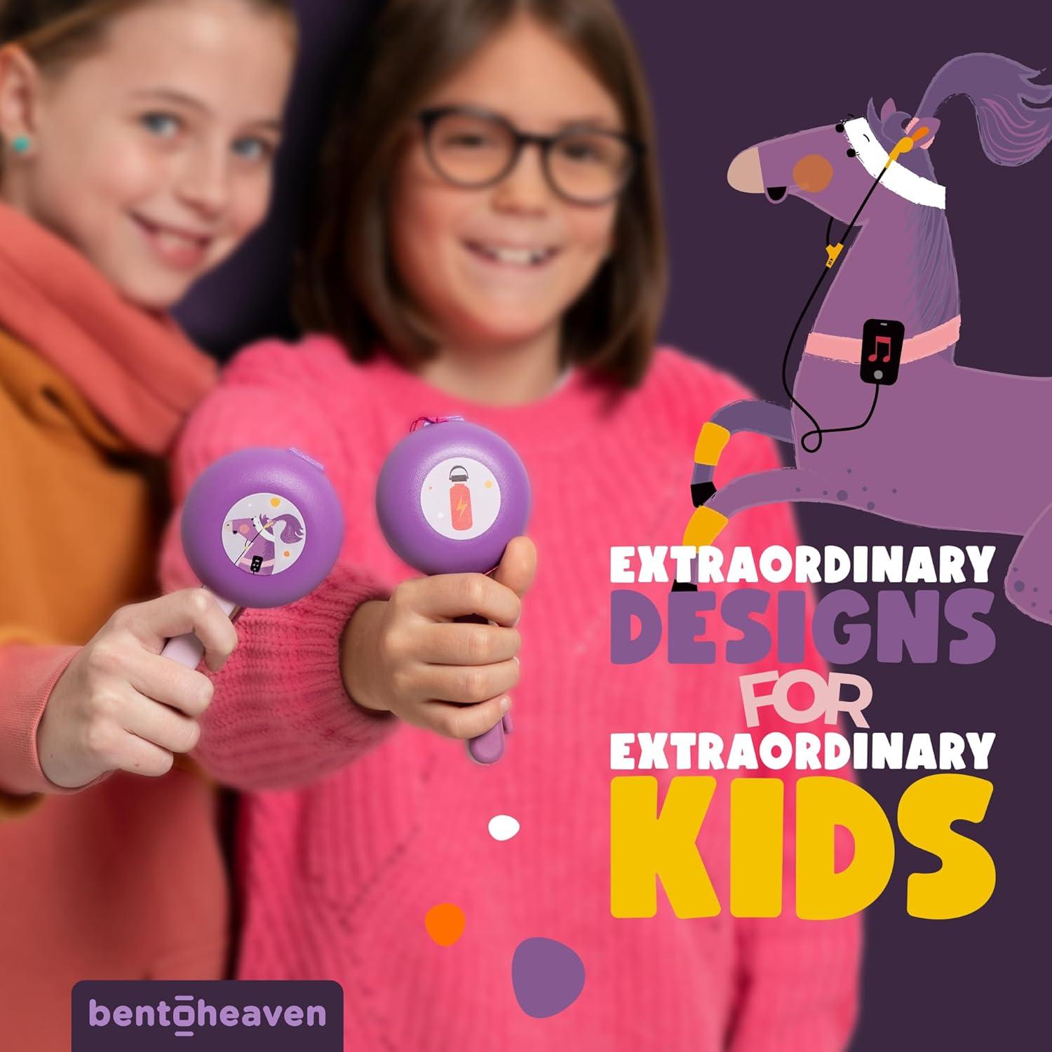 Utensilios de Viaje para Niños Bentoheaven - Acero Inoxidable y Estuche