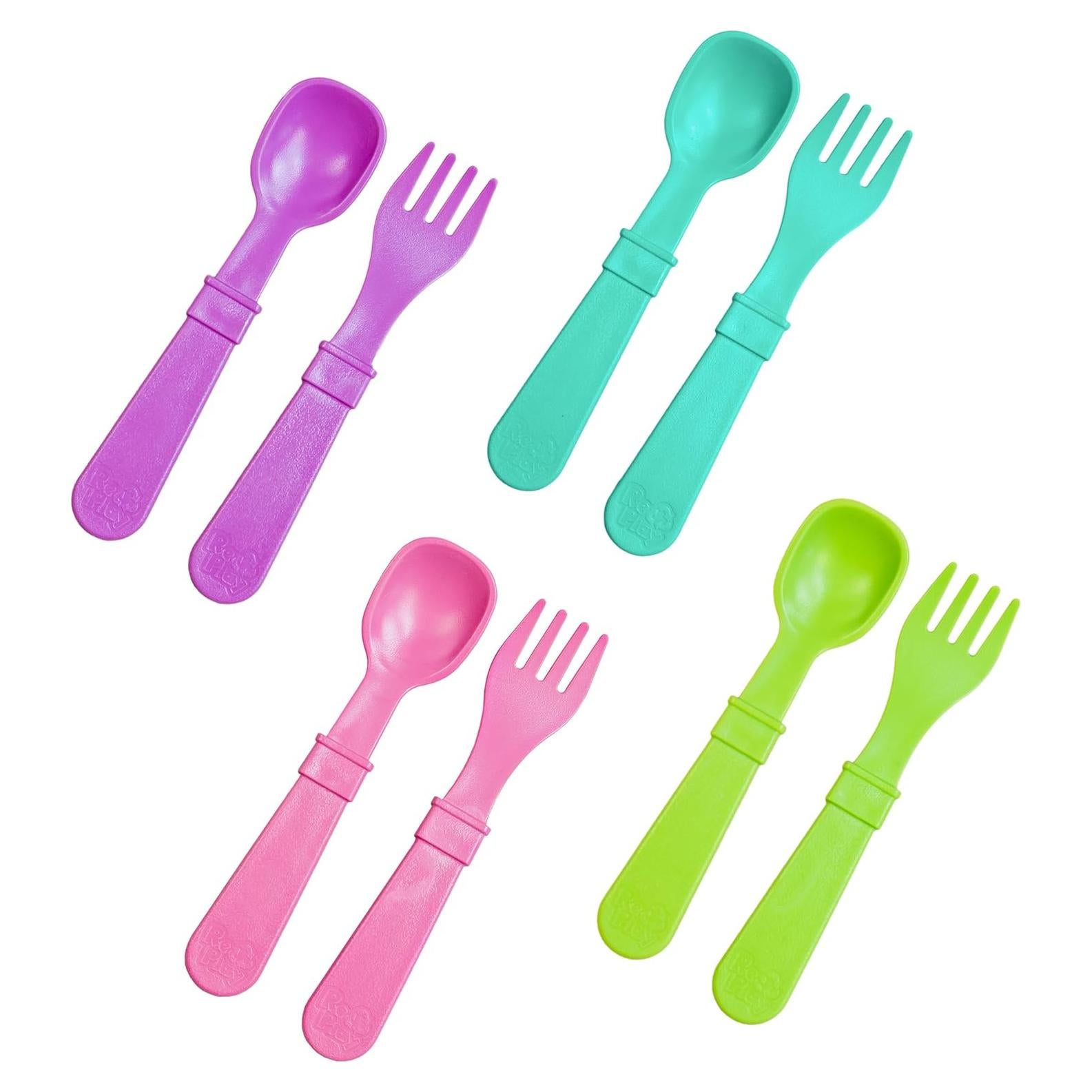 Juego de Utensilios para Niños Re-Play 8 Piezas Sirena