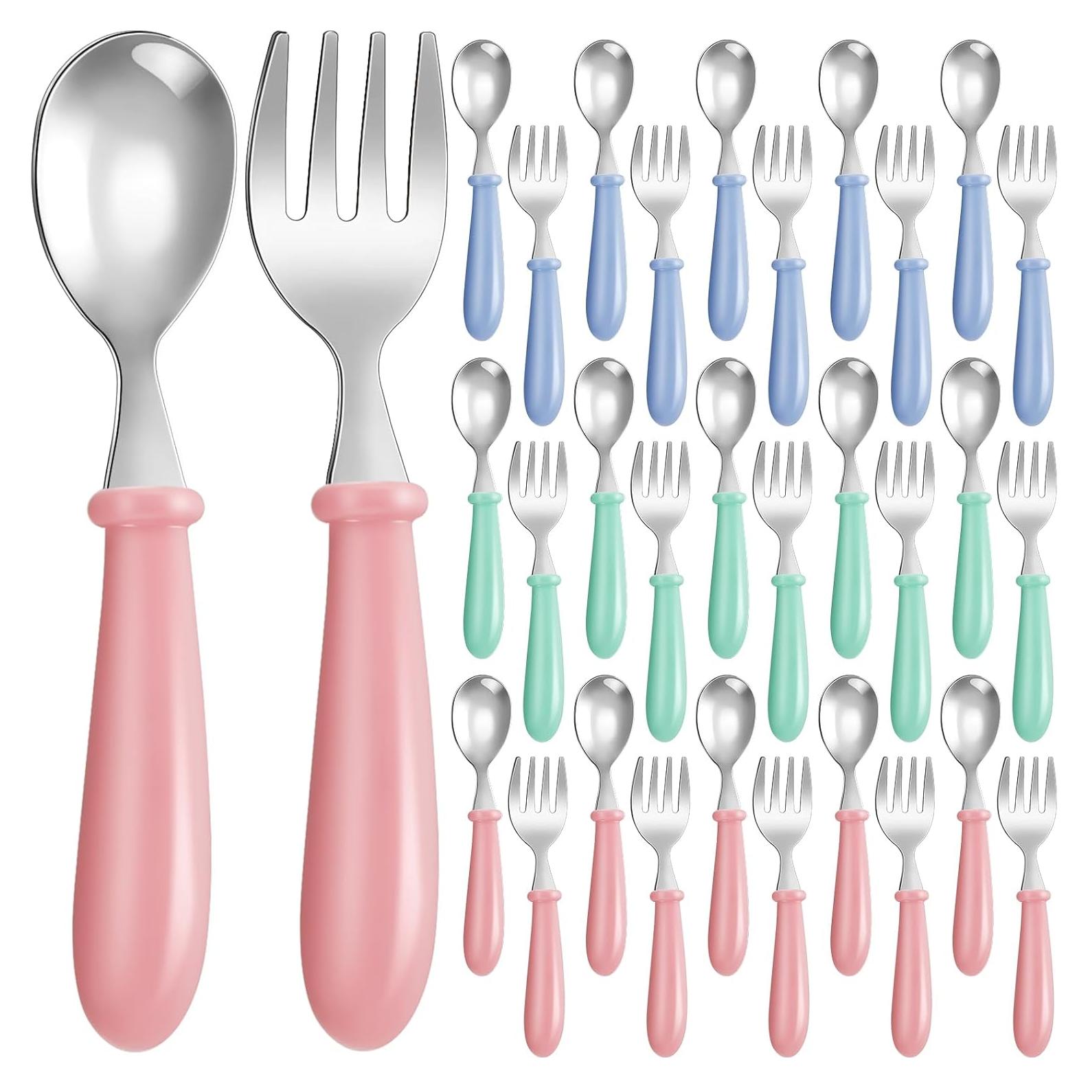 Set de Utensilios para Niños Dandat 48 Piezas Acero Inoxidable