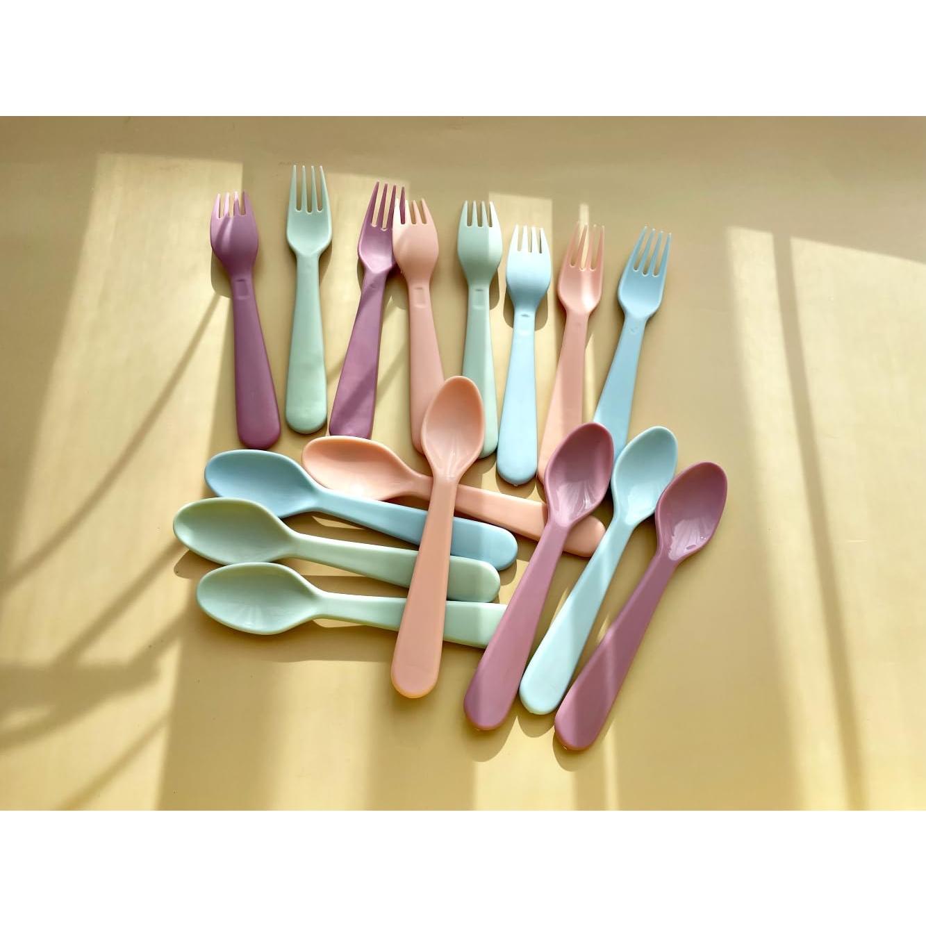 Set de 16 Tenedores de Plástico para Niños ChaLeeMoo