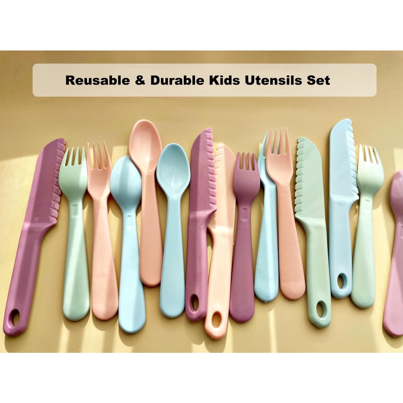 Set de 16 Tenedores de Plástico para Niños ChaLeeMoo