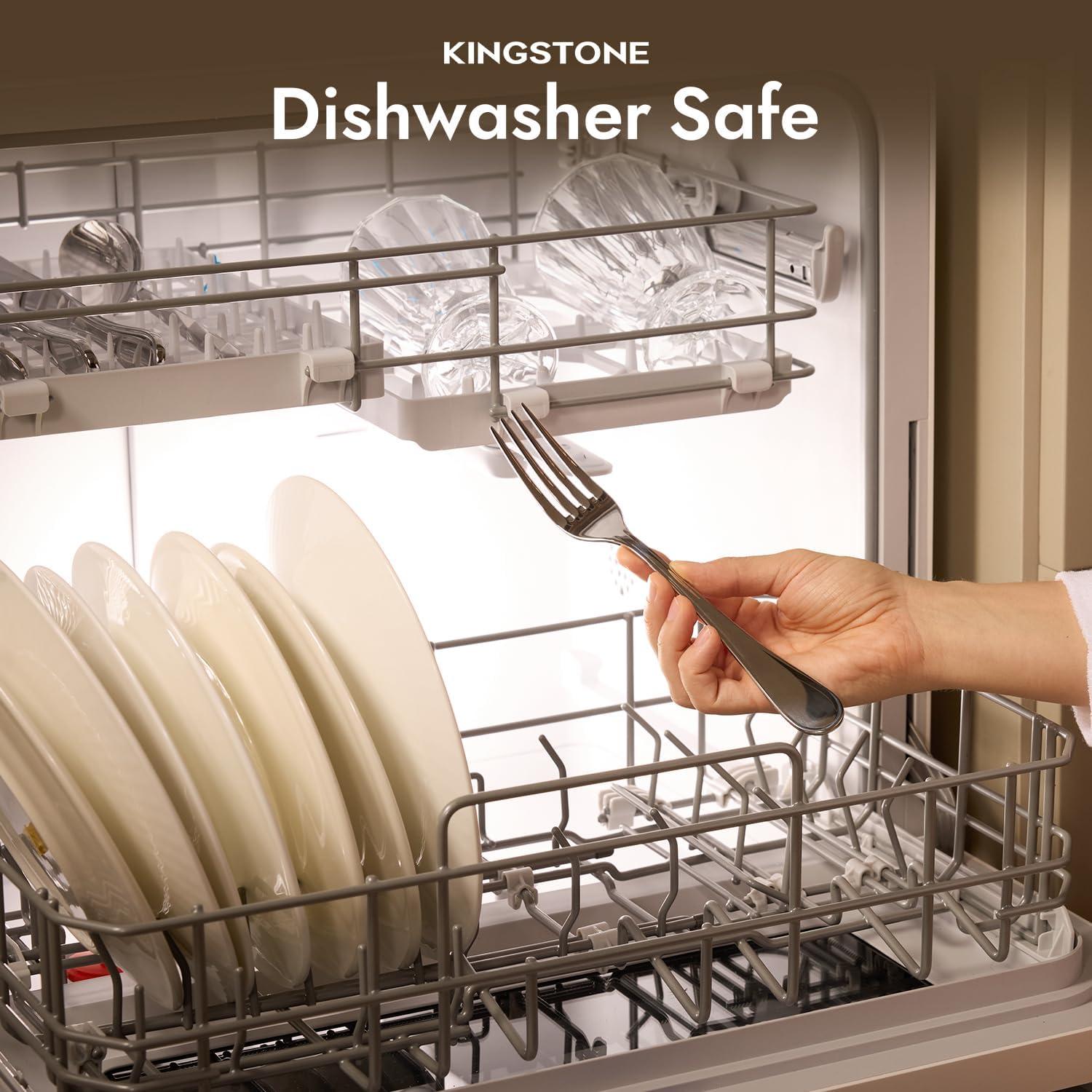 Juego de Cubiertos KINGSTONE 20 Piezas Acero Inoxidable 18/10