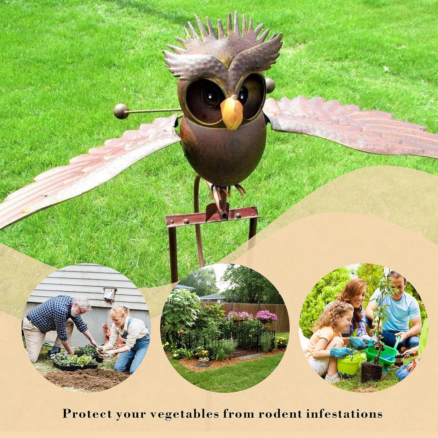 Estaca de Jardín Búho de Metal Quanqiuyi - Decoración Exterior