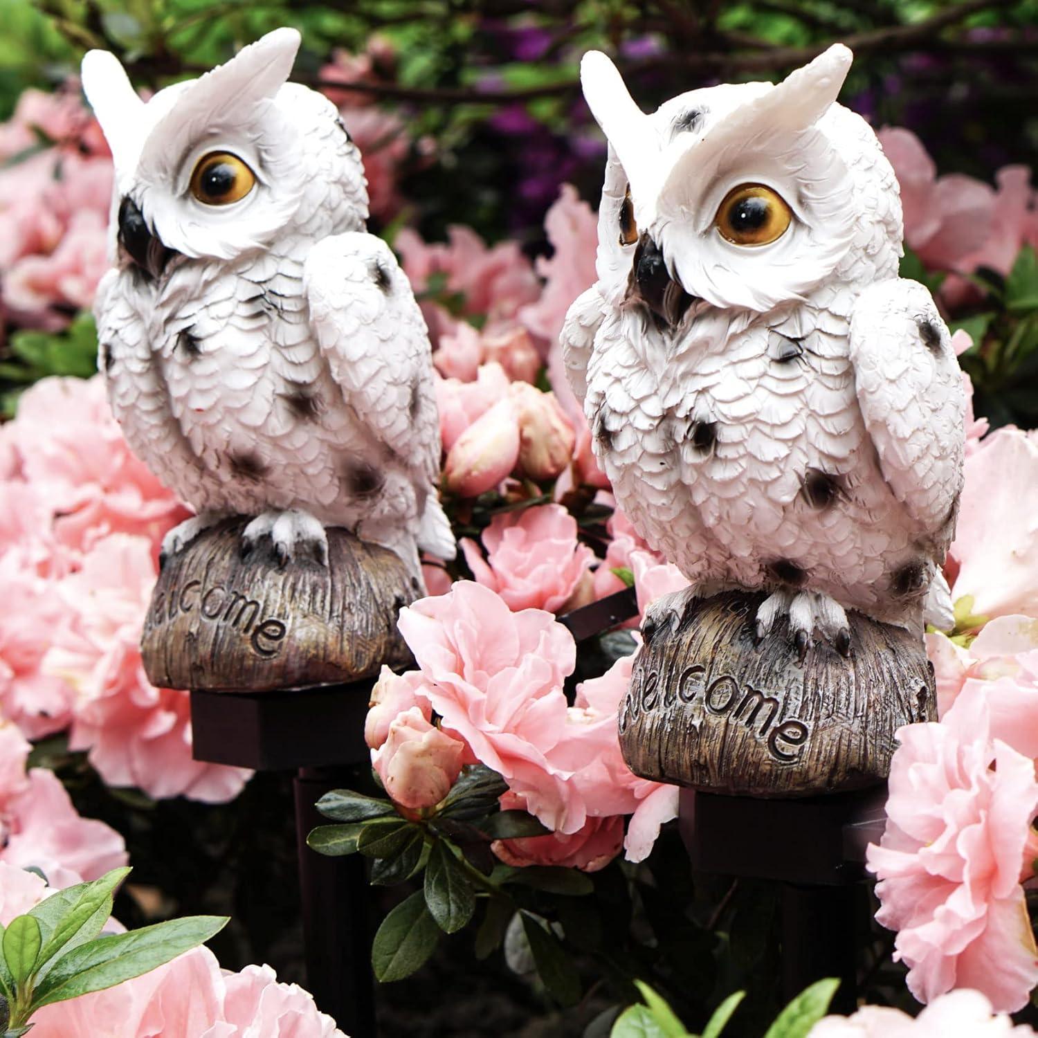 Luces de Jardín Solares SmilingTown LED Blanca Cálida 2 Piezas