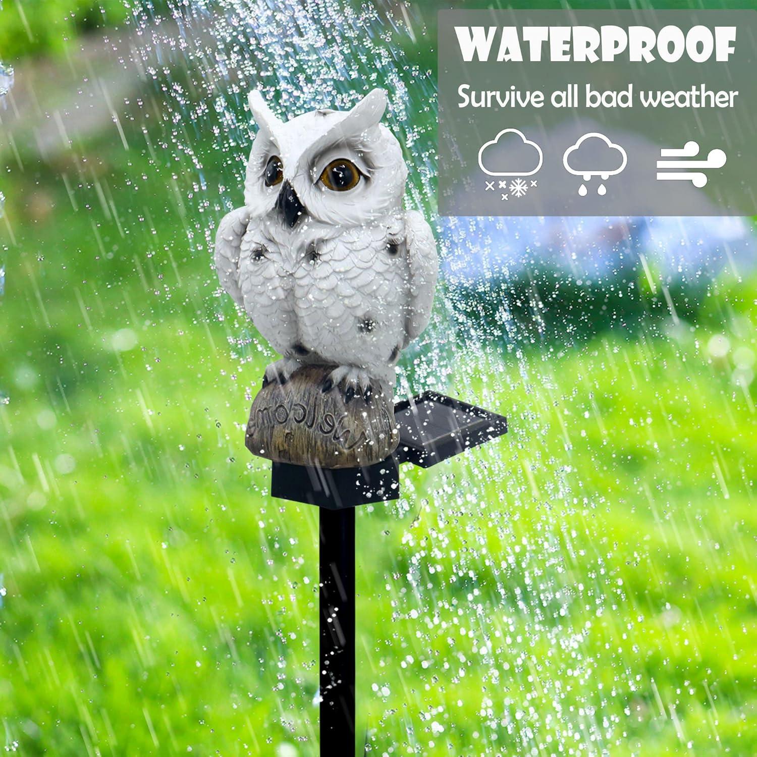 Luces de Jardín Solares SmilingTown LED Blanca Cálida 2 Piezas