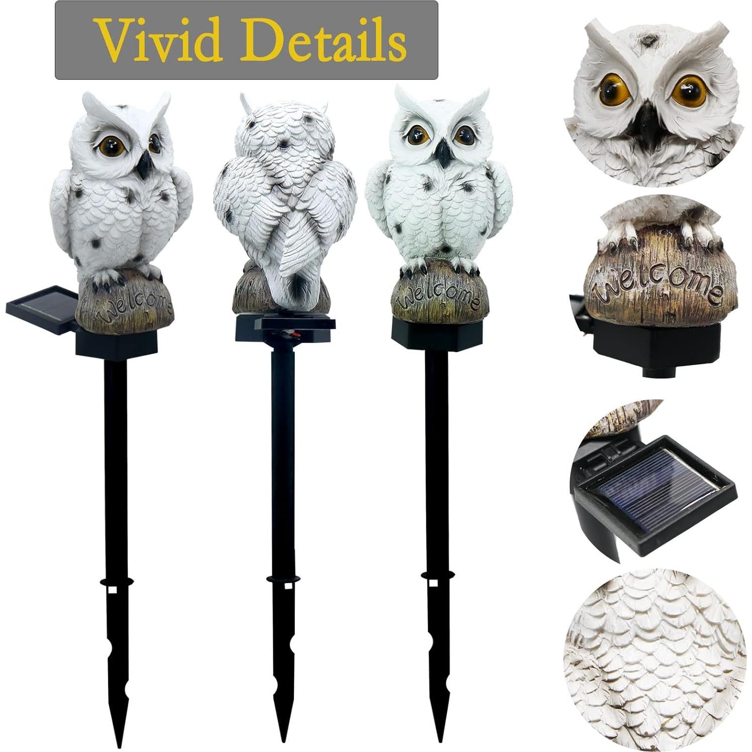 Luces de Jardín Solares SmilingTown LED Blanca Cálida 2 Piezas