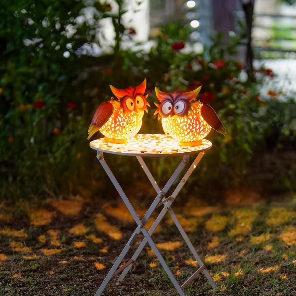 Lámparas Solares Colgantes Starsoul 2 Pack Metal Naranja