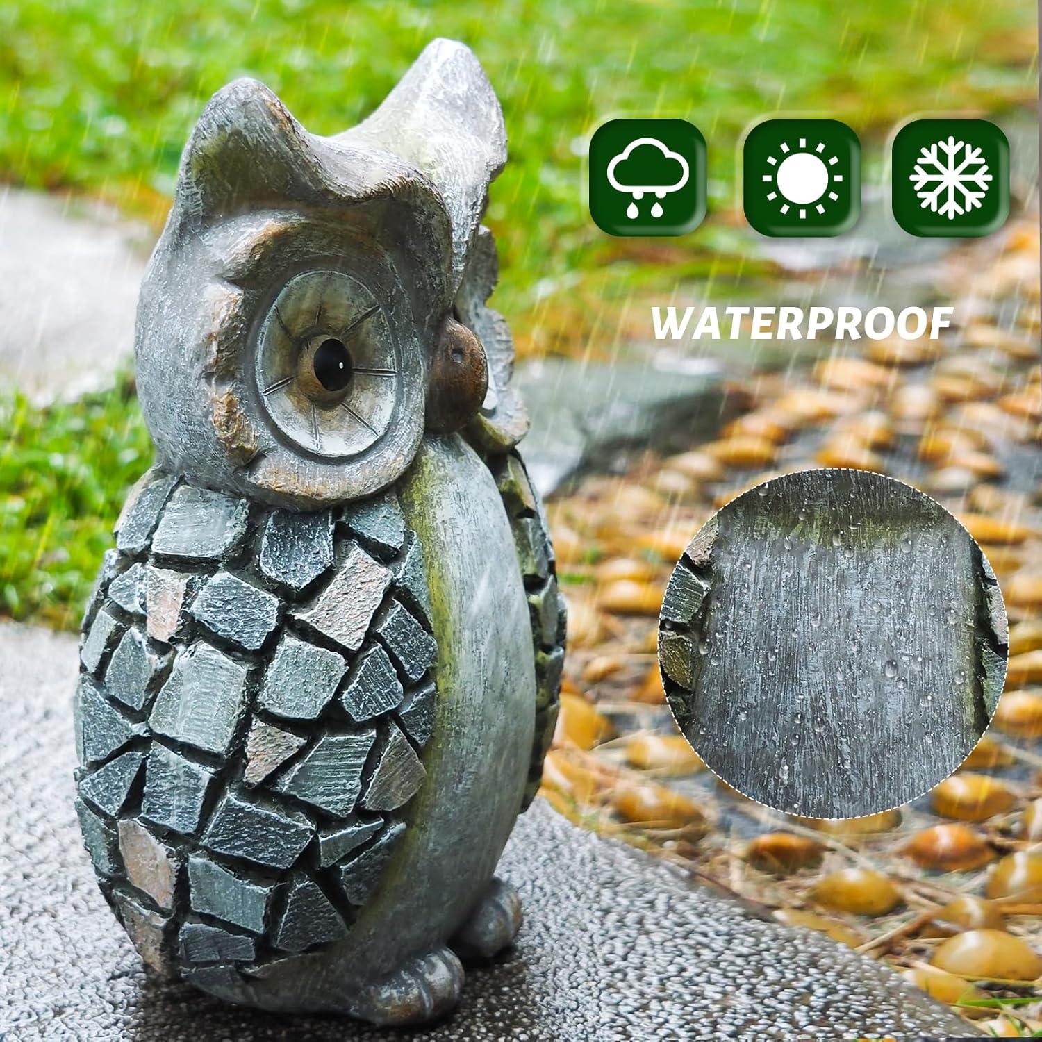 Estatua de Búho Hecha a Mano Kunkeinson - Decoración Artística 15.8 cm