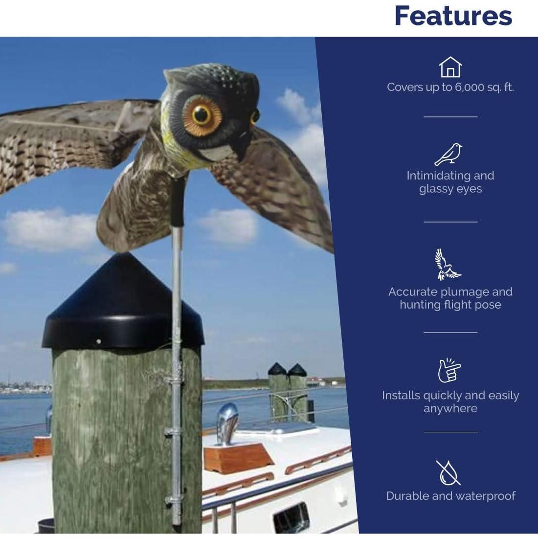 Búho Prowler Bird-X, señuelo realista para aves, 111.8 cm