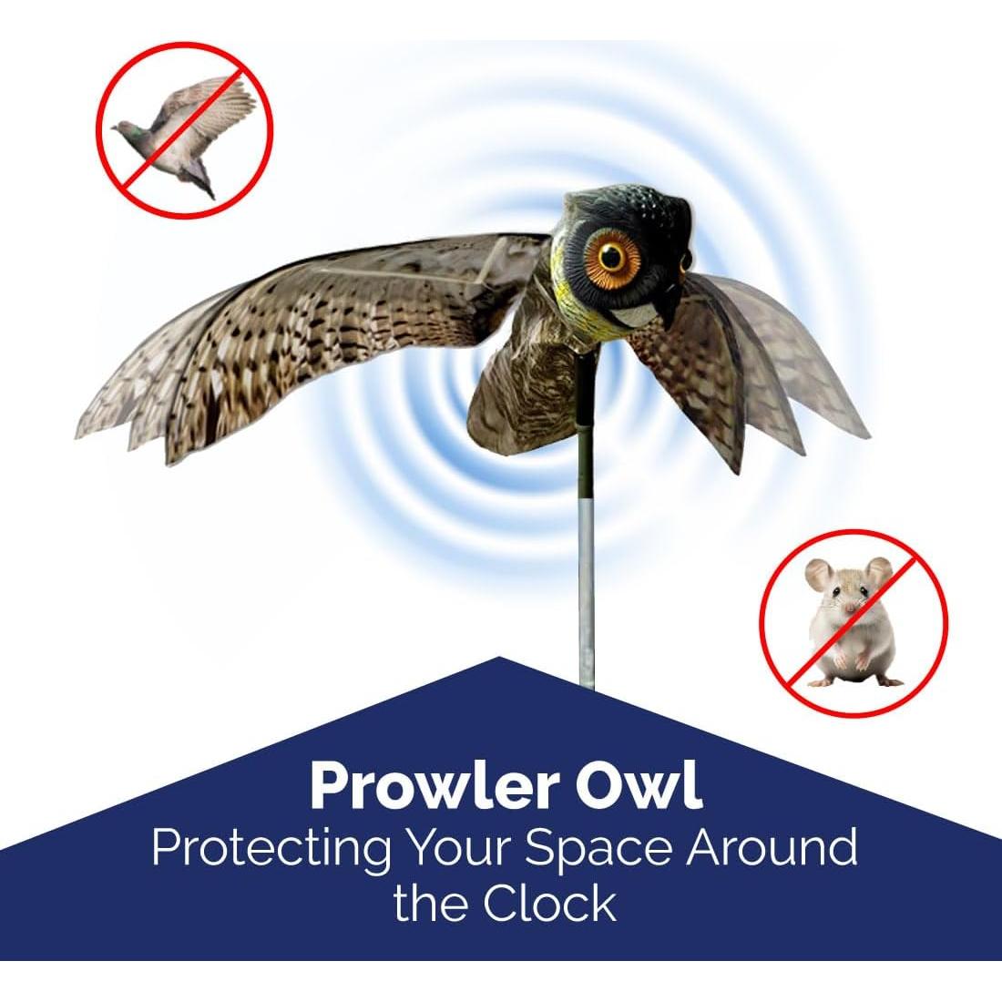 Búho Prowler Bird-X, señuelo realista para aves, 111.8 cm