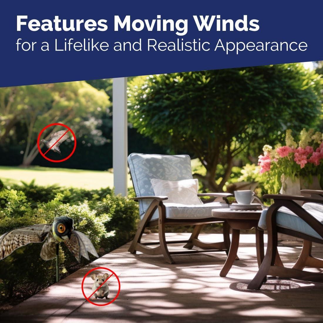 Búho Prowler Bird-X, señuelo realista para aves, 111.8 cm