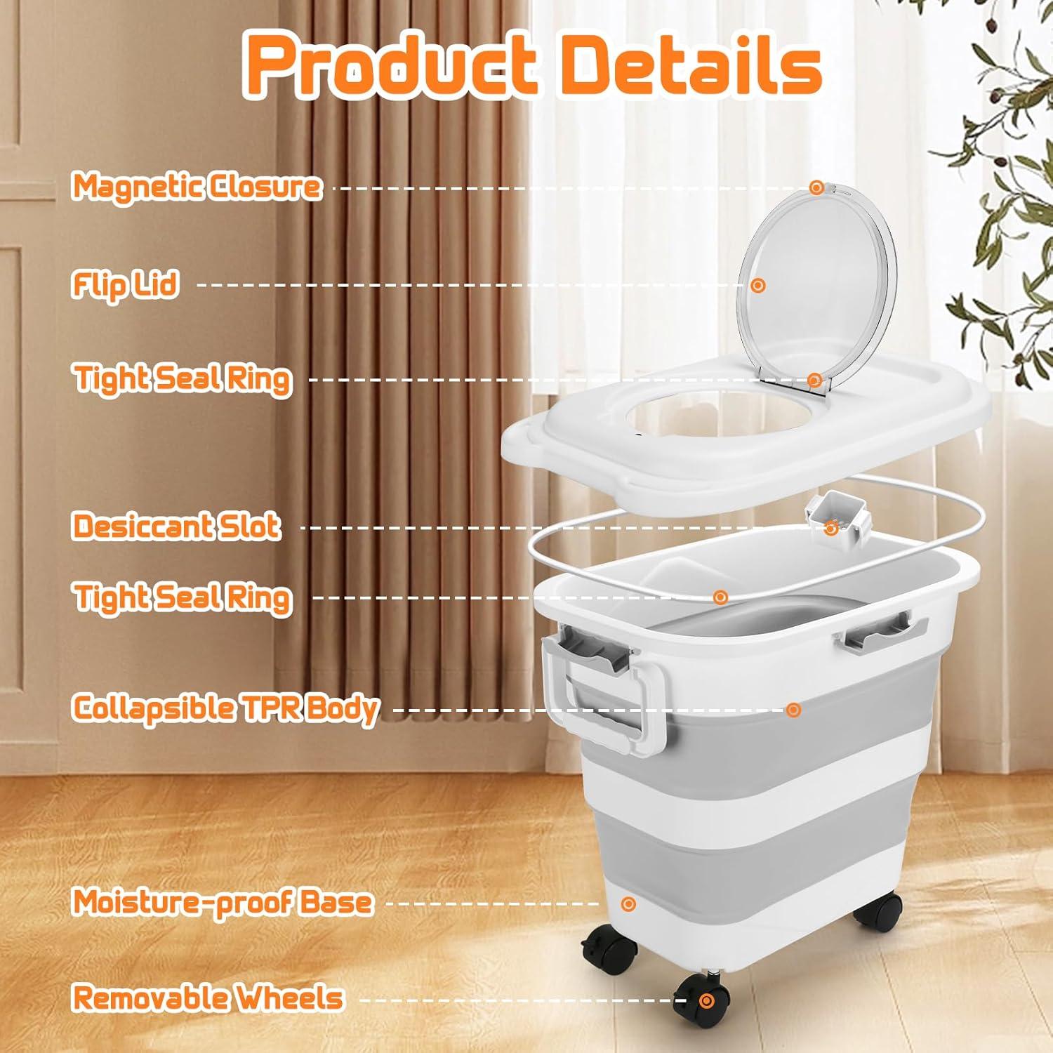 Contenedor Plegable Beyoung 11.3-22.7kg para Comida de Perros