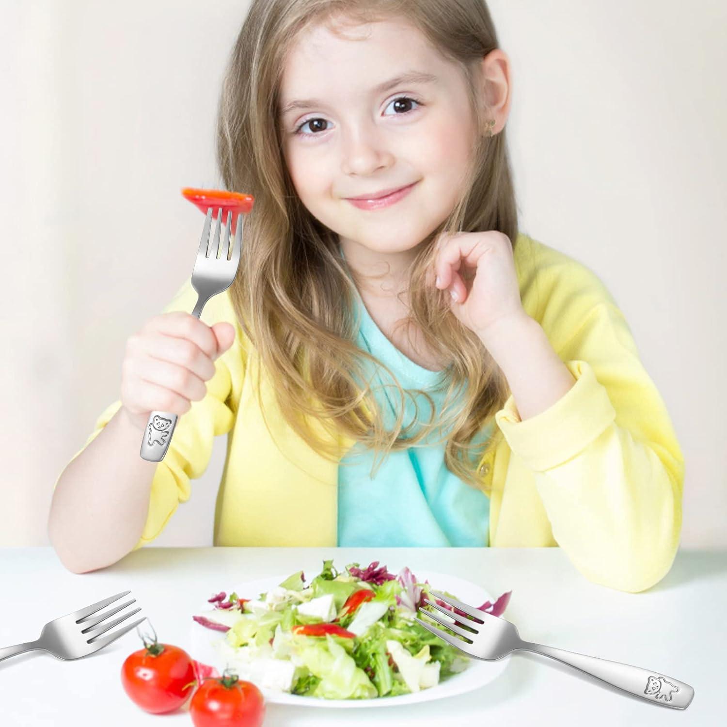 Set de Cubiertos para Niños Pimoys 9 Piezas Acero Inoxidable