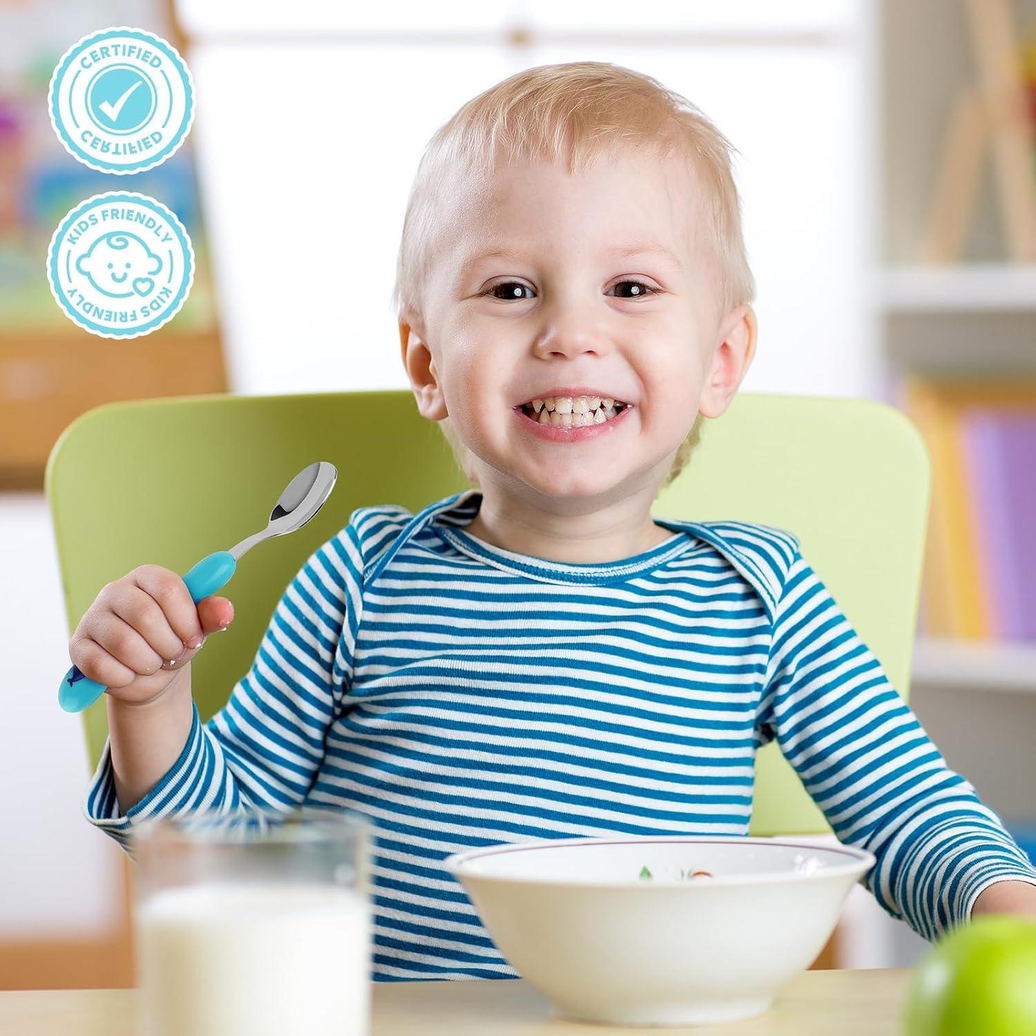 Set de Utensilios para Niños Lehoo Castle - 6 Piezas Acero Inoxidable