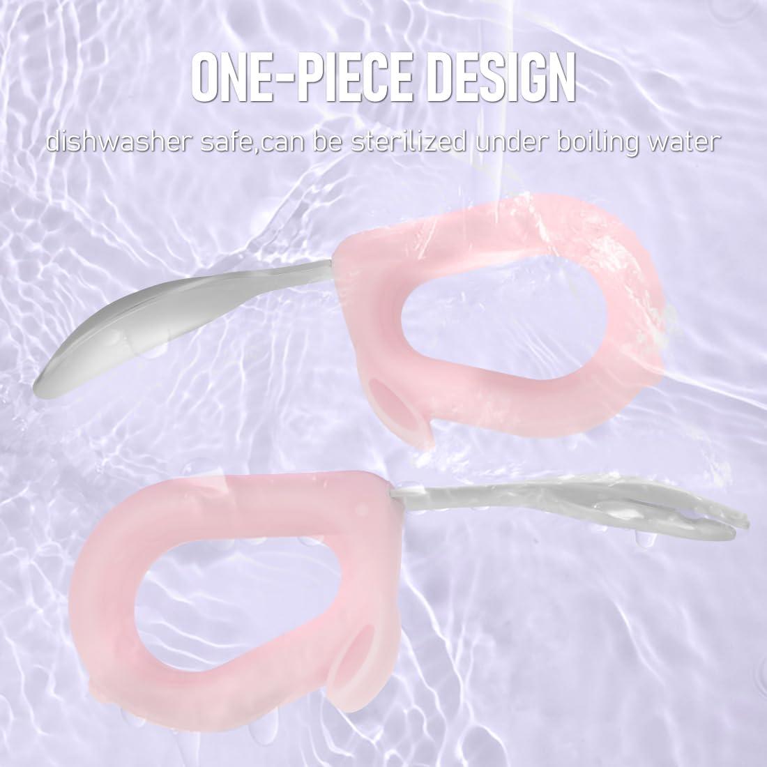 Juego de Utensilios para Niños KIFFRIDE - Cucharas y Tenedores de Acero Inoxidable para Bebés