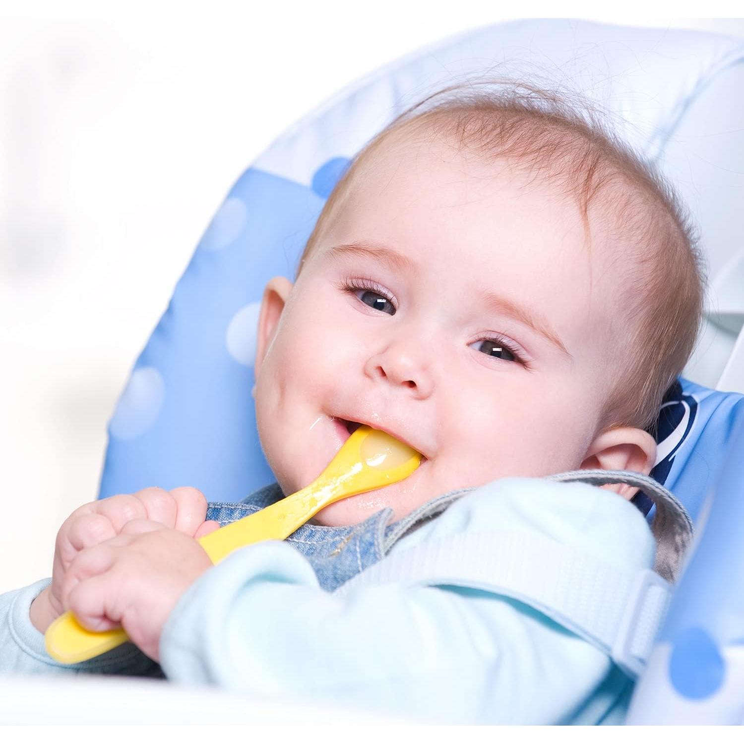 Set de 16 Cucharas de Plástico para Niños Plaskidy - Libre de BPA