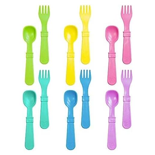 Juego de Utensilios para Niños Re-Play 12 Piezas Apto Lavavajillas