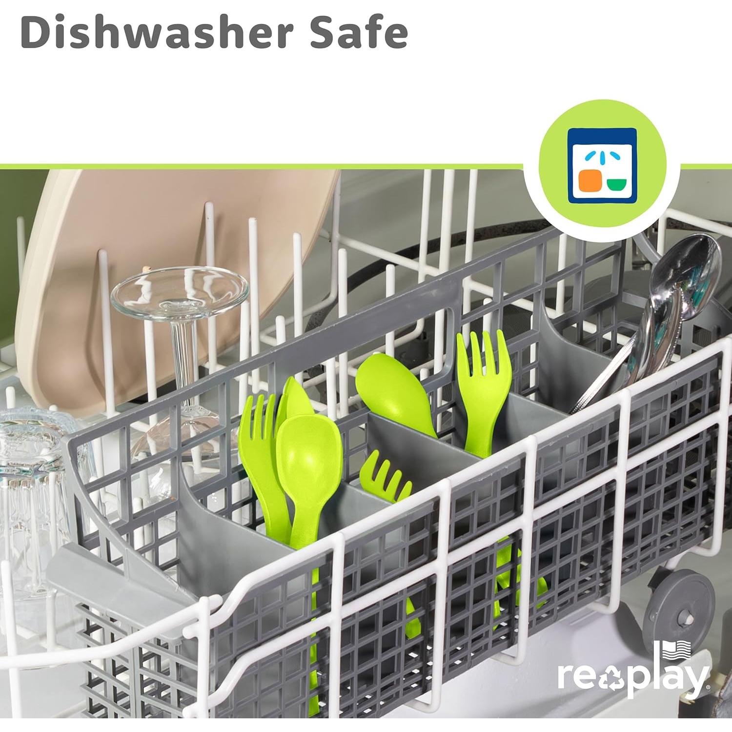 Juego de Utensilios para Niños Re-Play 12 Piezas Apto Lavavajillas