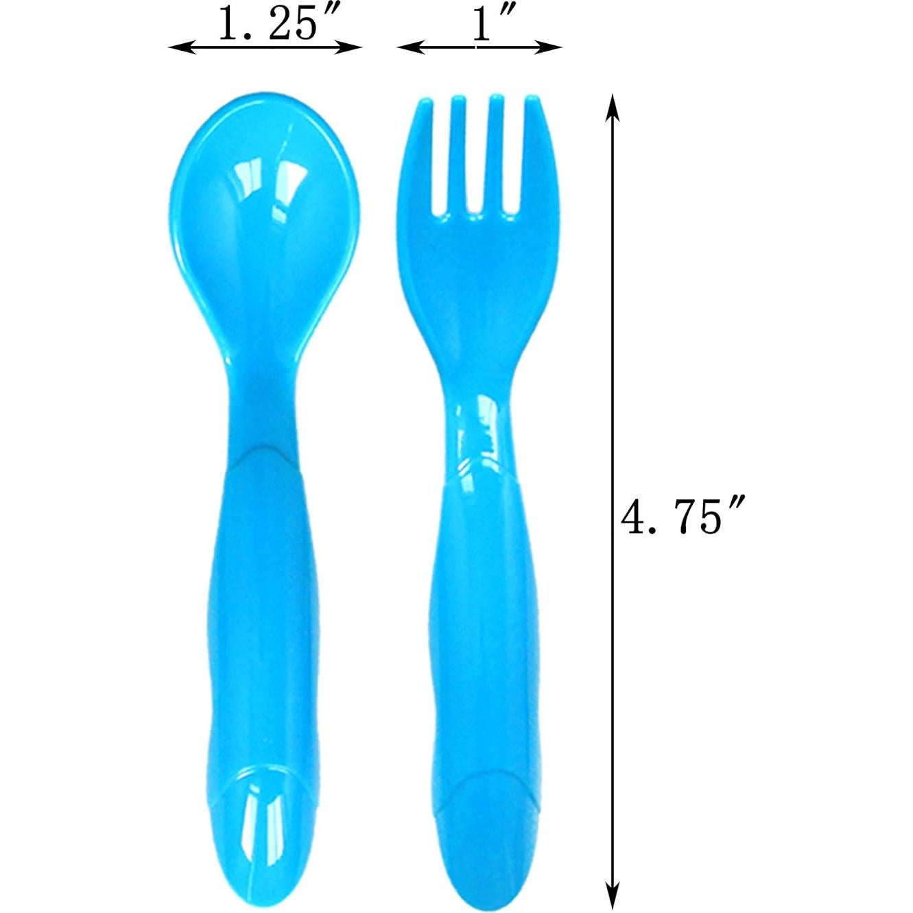 Set de Utensilios Plásticos para Niños Youngever 36 Pcs