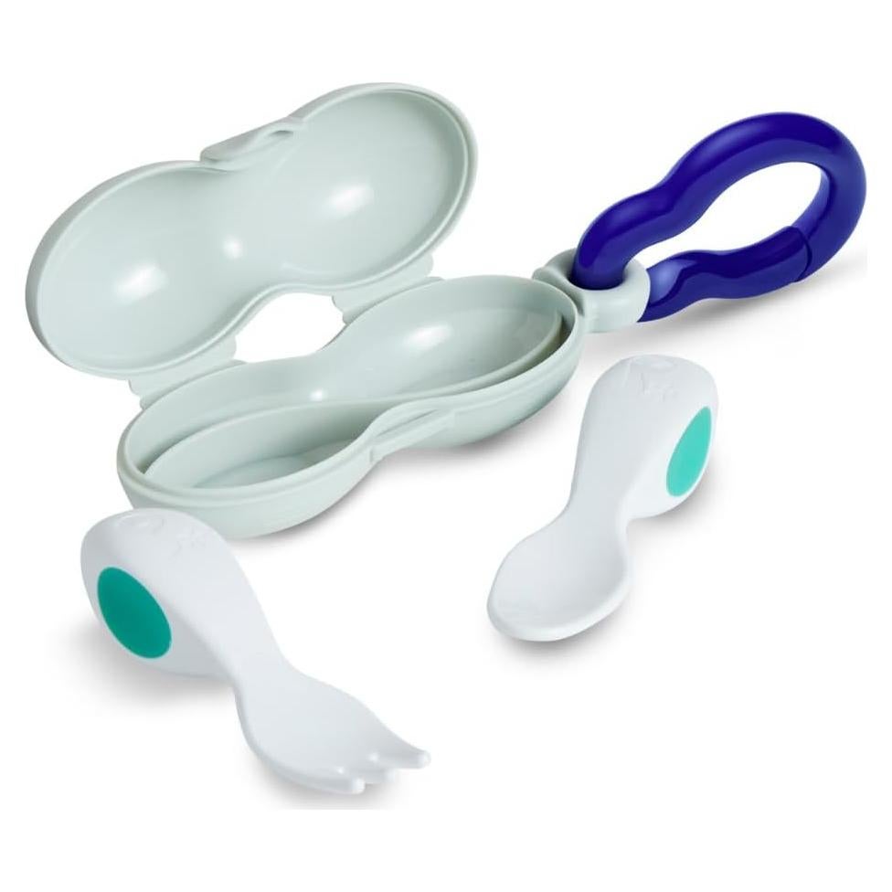 Set de Cuchara y Tenedor Doddl para Bebés - Autoalimentación