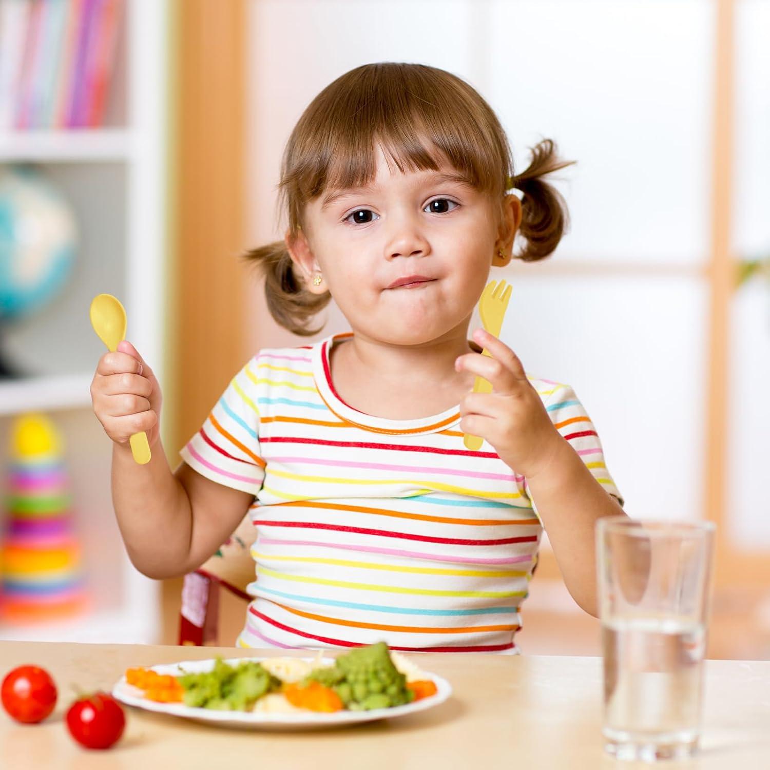 Juego de Utensilios de Bambú para Niños Shopwithgreen - 10 Piezas