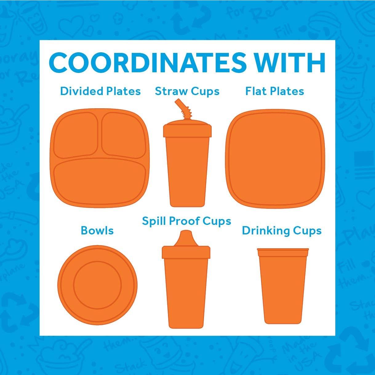 Set de Utensilios para Niños Re-Play - 8 Piezas Azul Marino