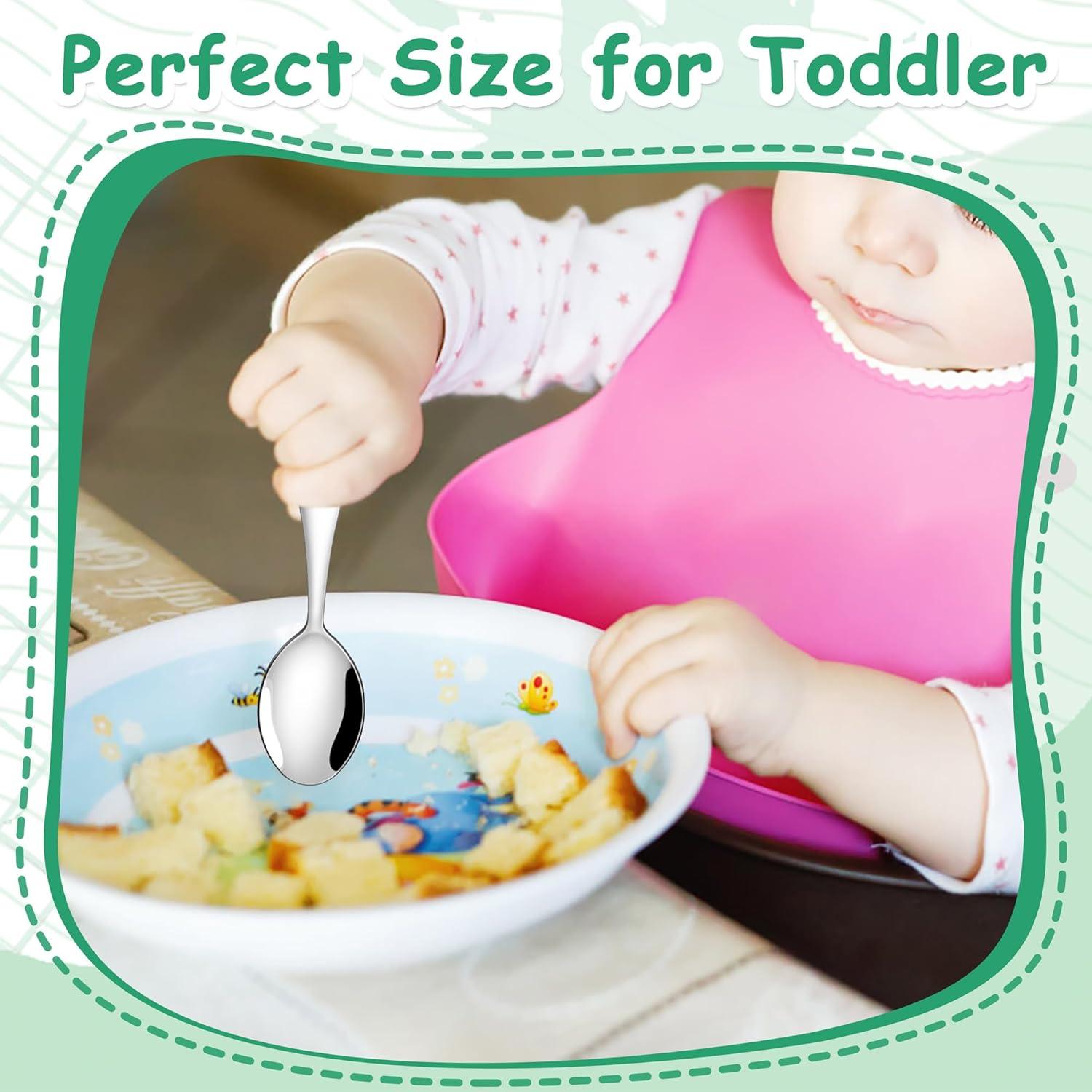 Set de Cubiertos para Niños E-far 6 Piezas Acero Inoxidable