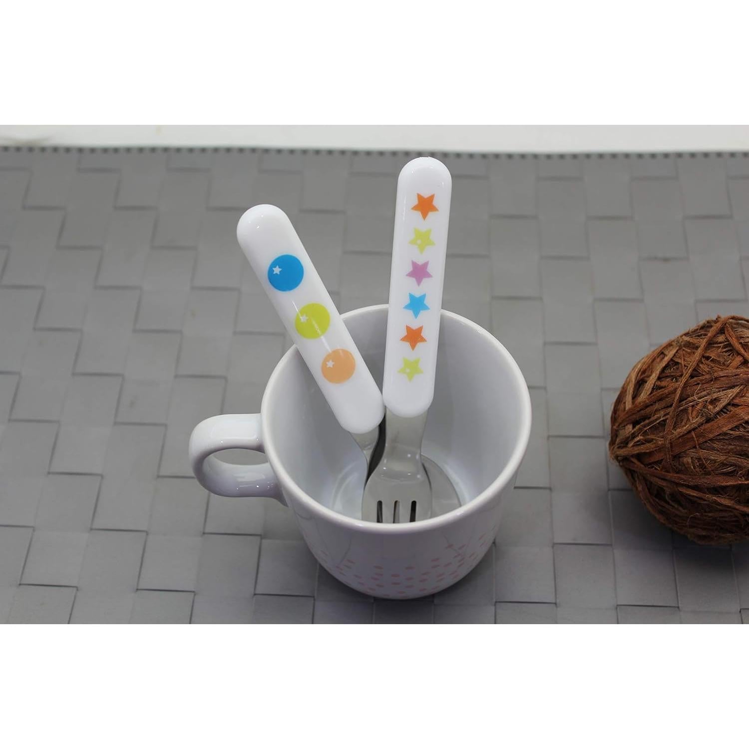 Juego de Cubiertos para Niños Annova 6 Piezas Acero Inoxidable