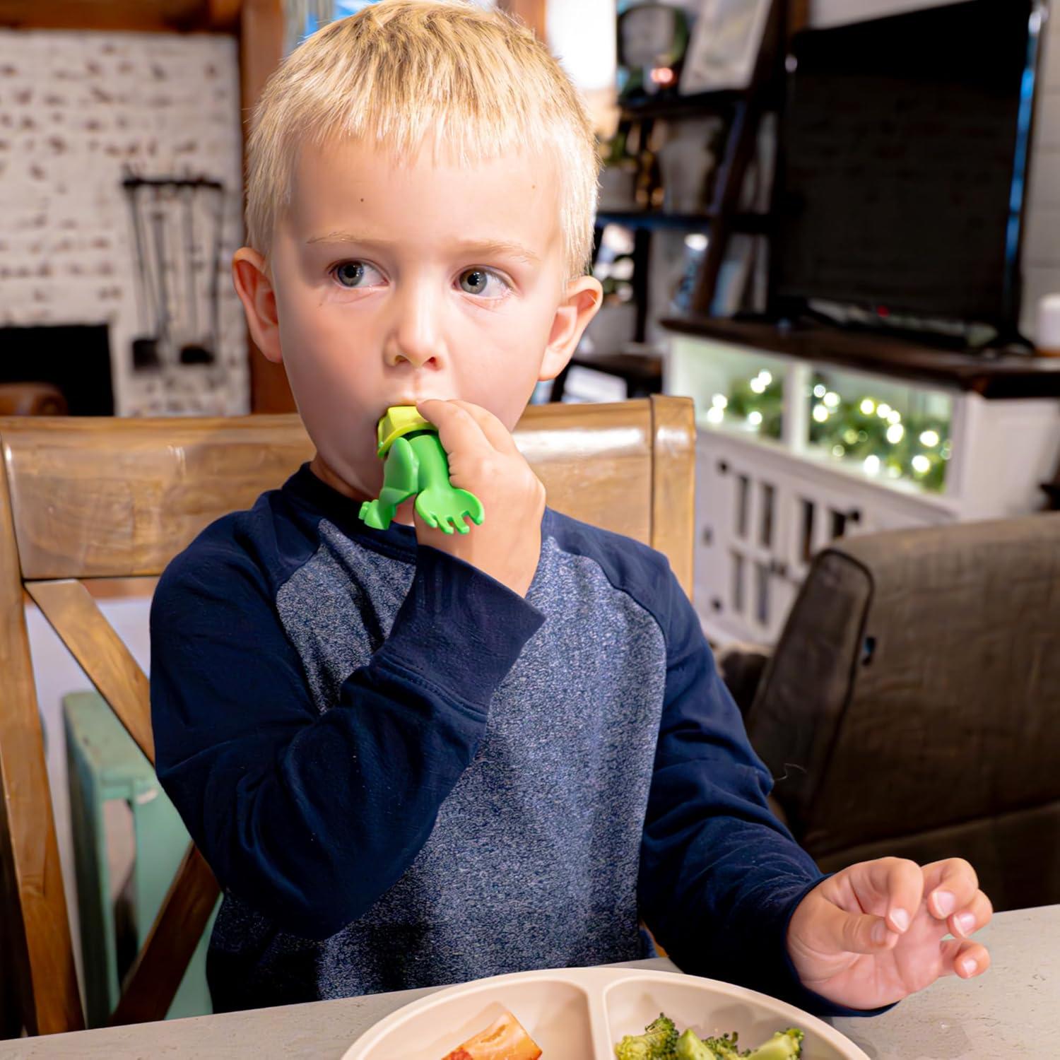 Set de Utensilios para Niños JollyCub Dinosaurio 2 Piezas